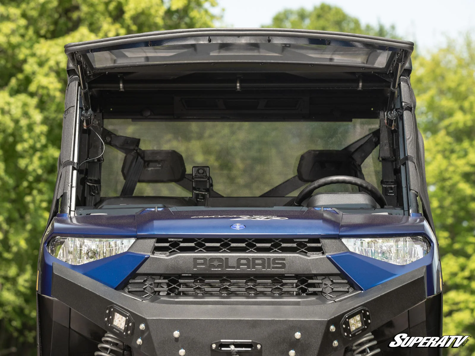 Polaris Ranger XP 1000 MaxDrive Power Flip Windshield - Image 4