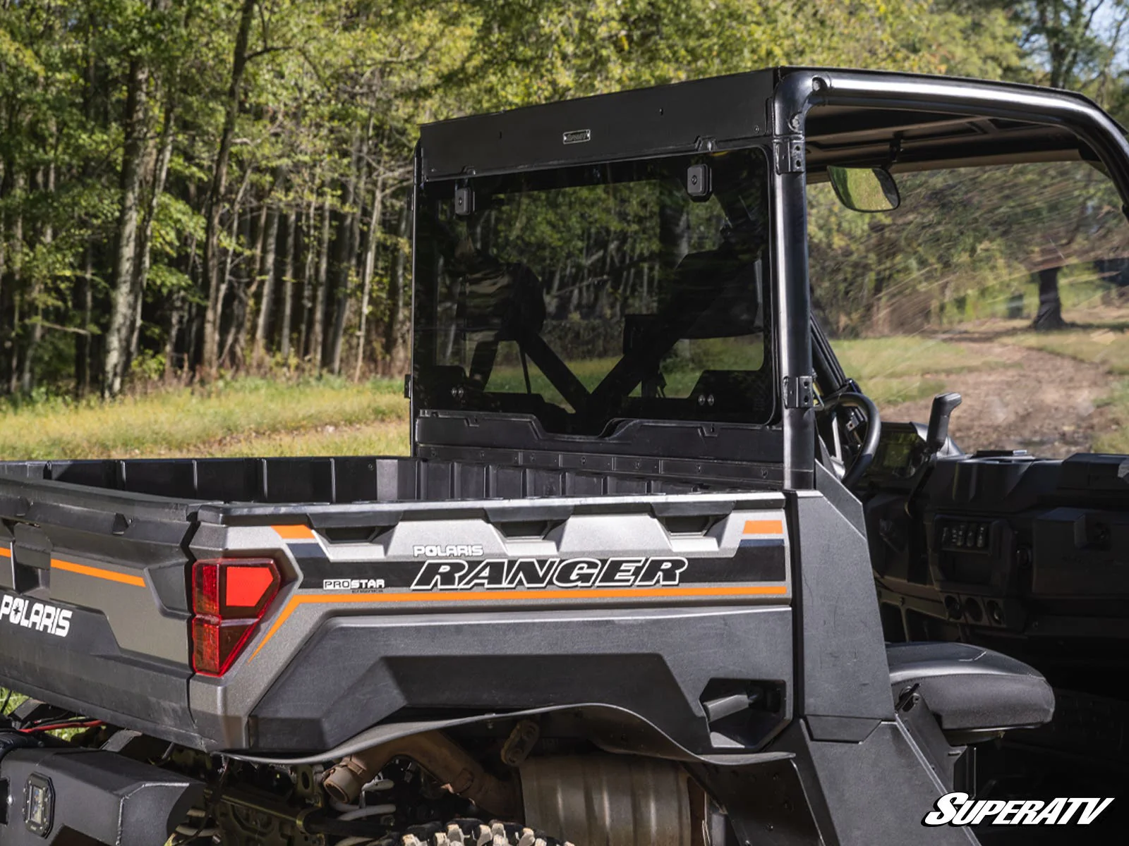 Polaris Ranger XP 1000 Rear Glass Windshield - Image 4