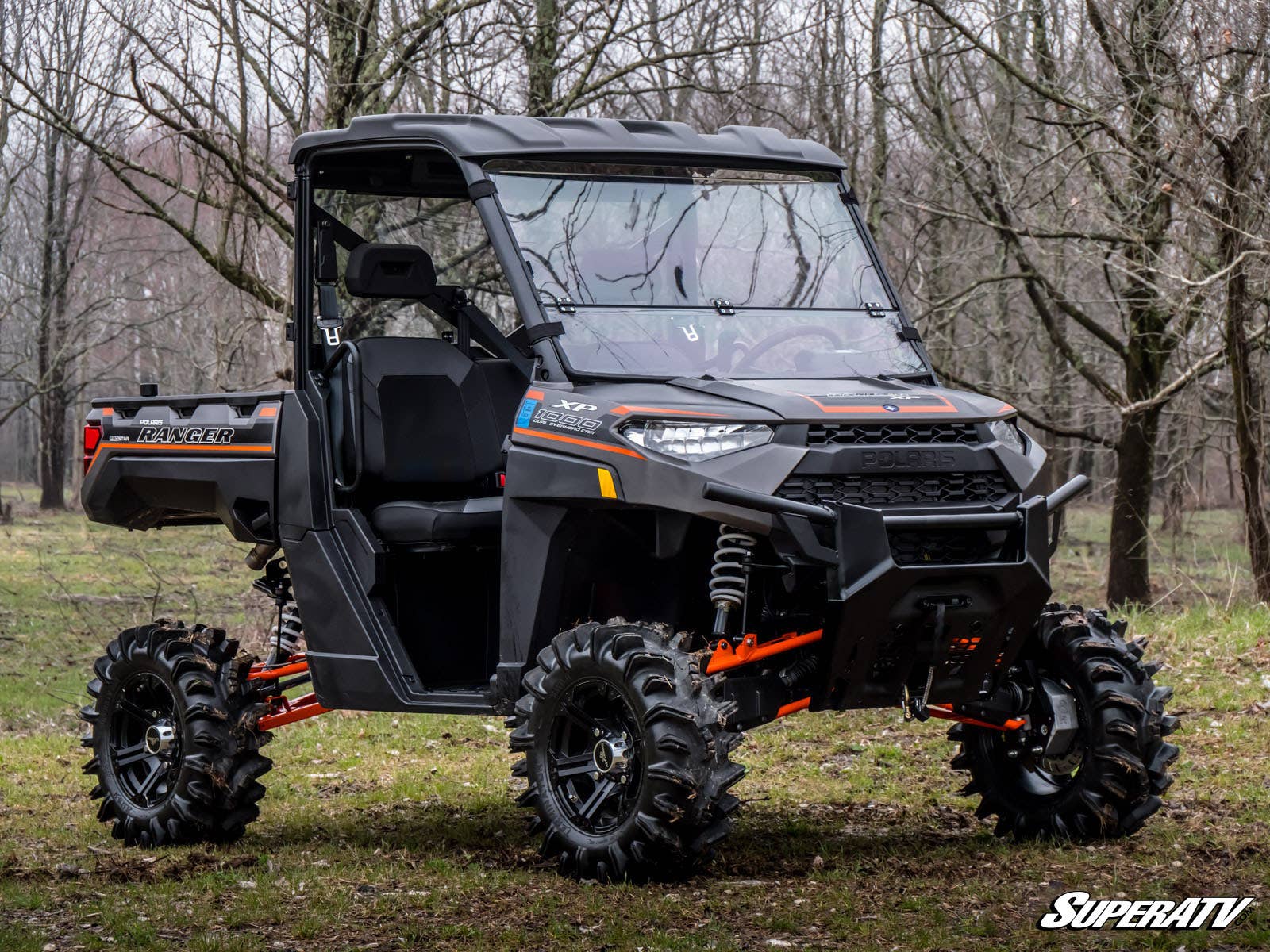 Polaris Ranger XP 570 Flip Down Windshield - Image 4