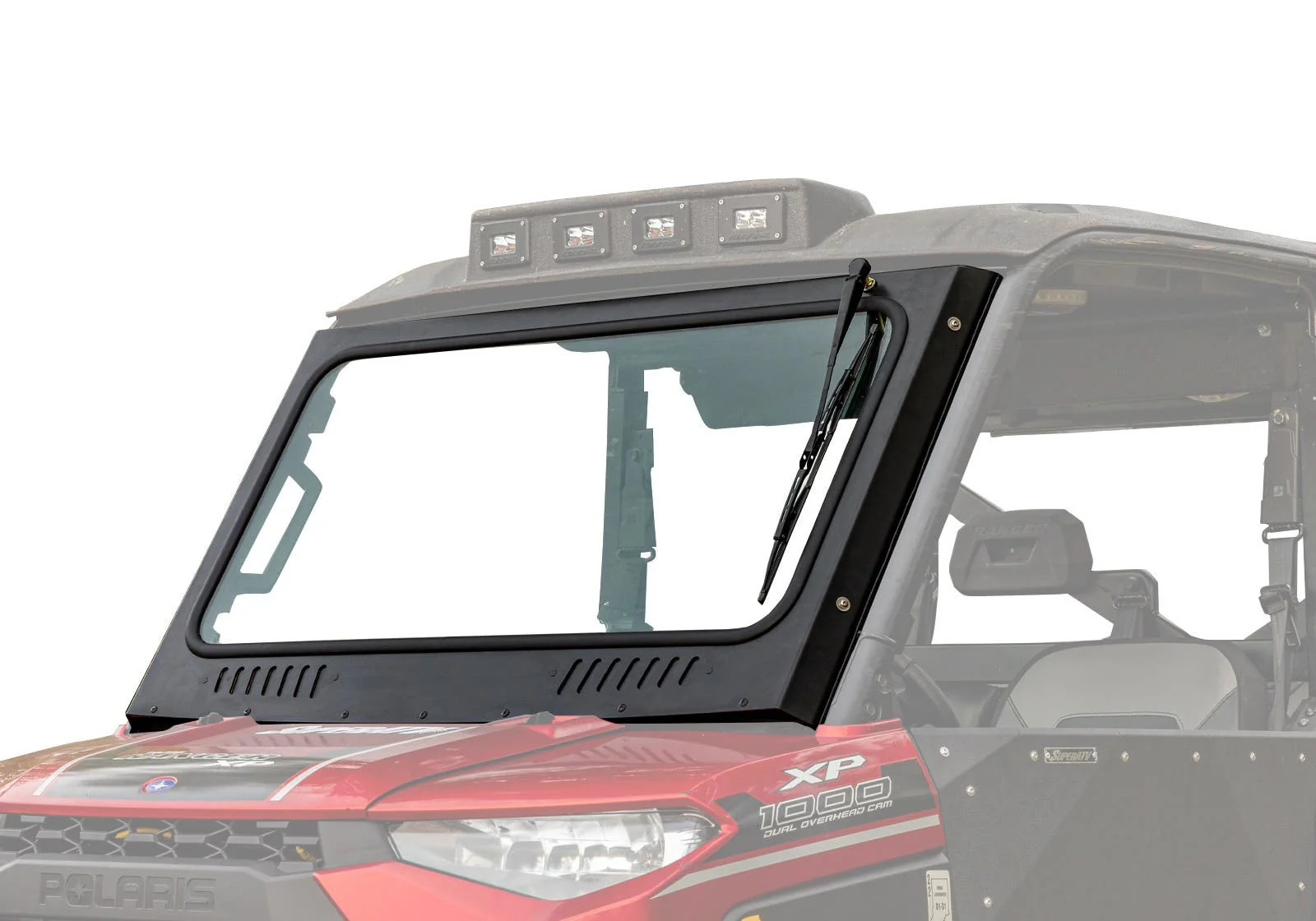 Polaris Ranger XP 570 Full Glass Windshield with Wiper & Vents