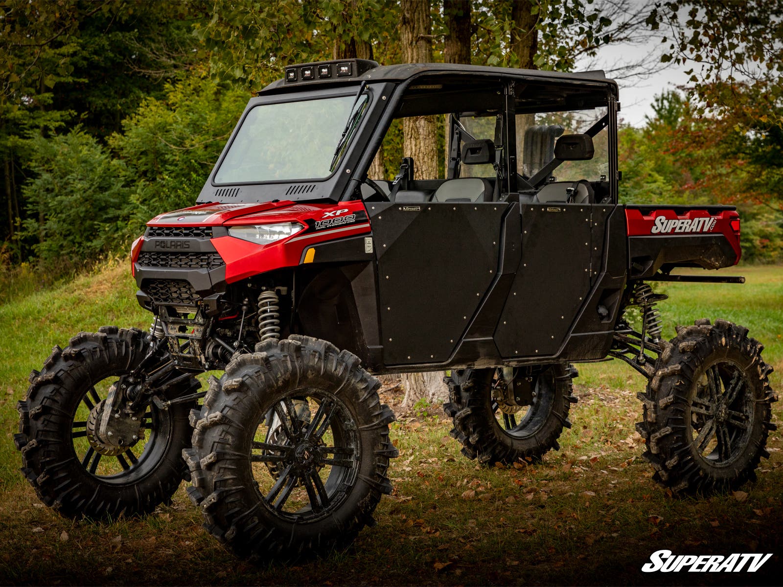 Polaris Ranger XP 570 Full Glass Windshield with Wiper & Vents - Image 6