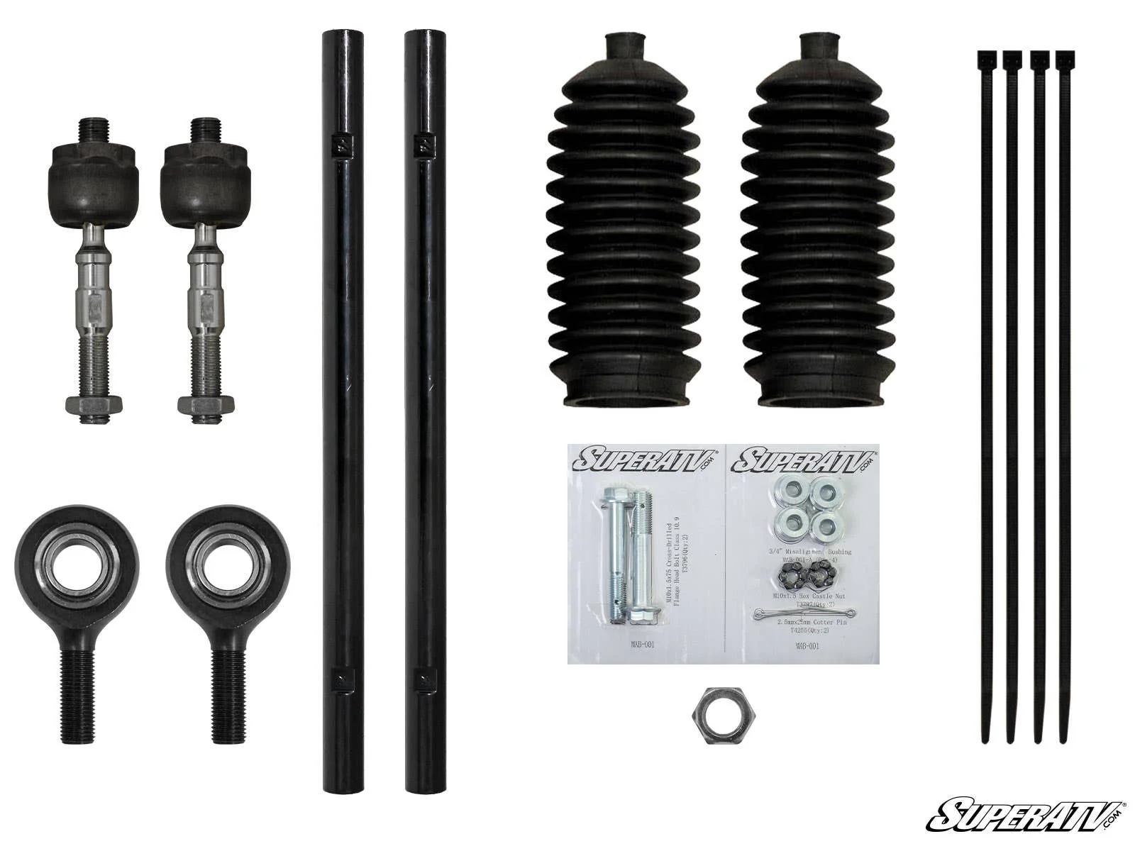 Polaris Ranger XP 900 Heavy-Duty Tie Rod Kit—For SuperATV 2in. Offset A-Arms - Image 2
