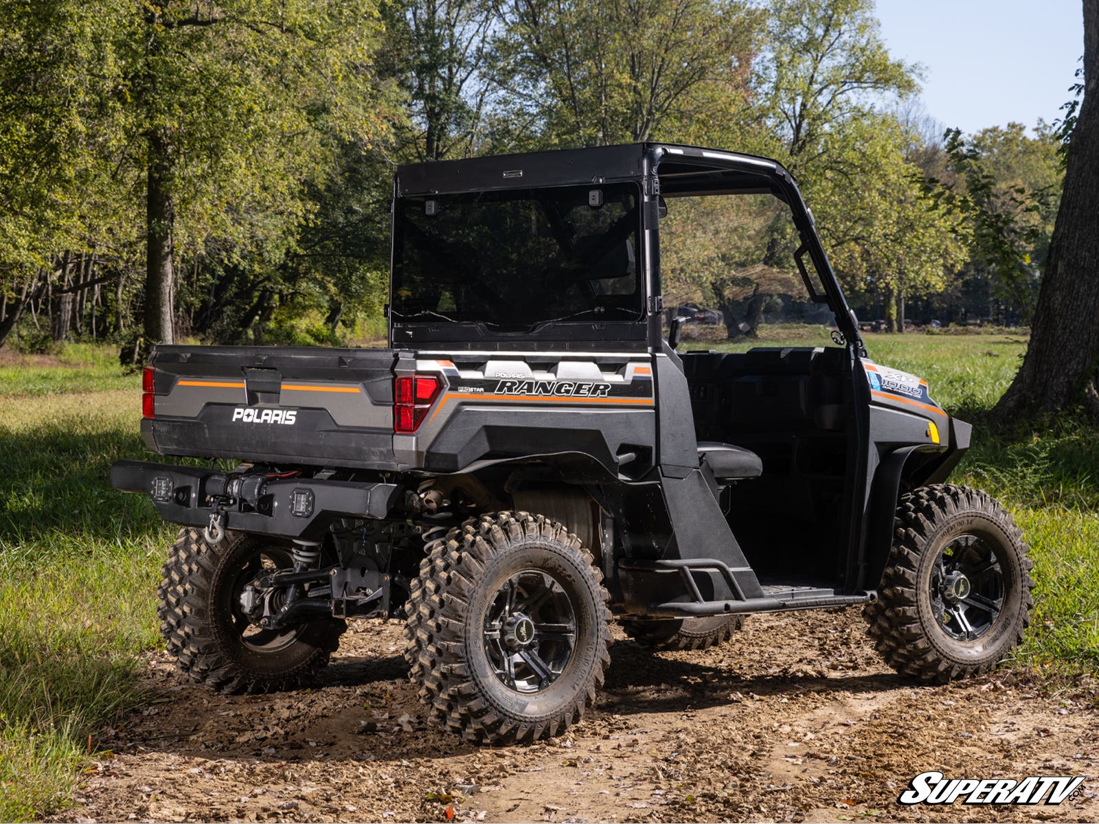 Polaris Ranger XP 900 Rear Glass Windshield - Image 2