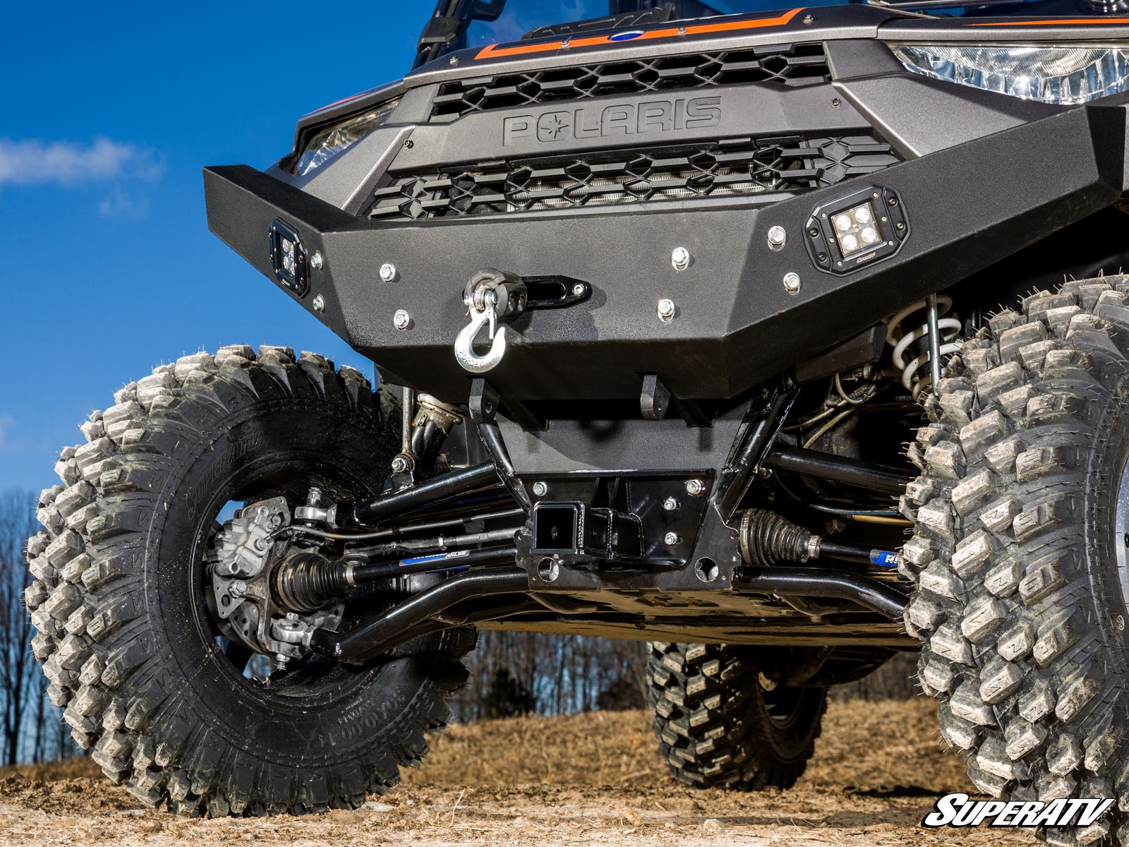Polaris Ranger XP Kinetic Front 2in. Receiver Hitch - Image 2