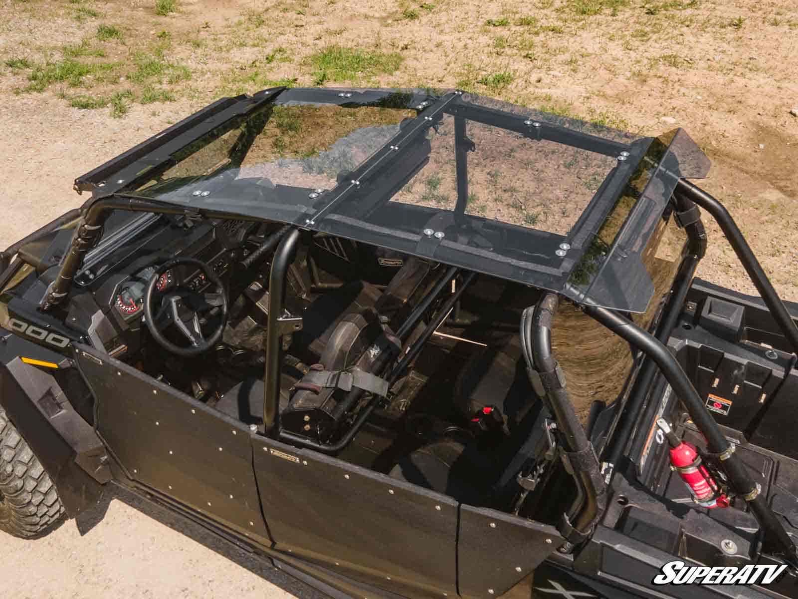 Polaris RZR 4 900 Tinted Roof - Light Tint - Image 4
