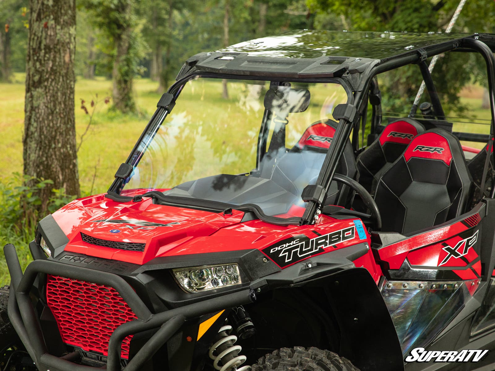 Polaris RZR 900 / 1000 Scratch-Resistant Full Windshield - Image 6