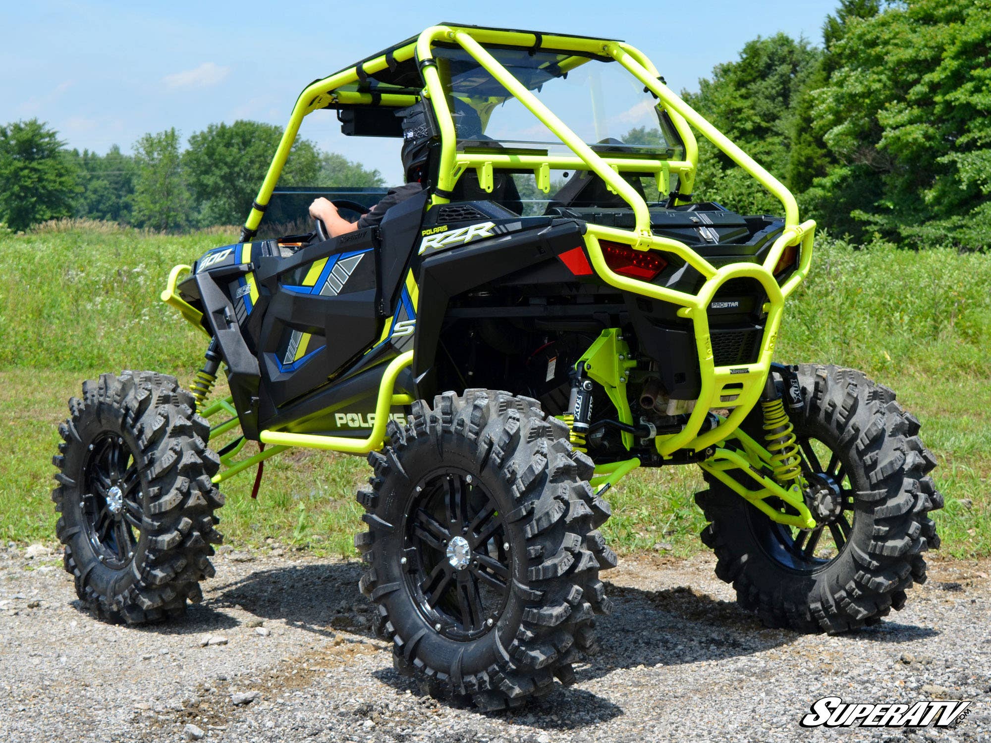 SuperATV Rear Windshield for Polaris RZR 900 - Image 4