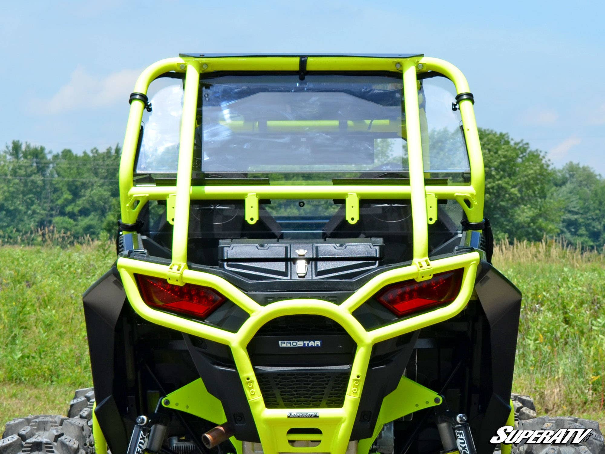 SuperATV Rear Windshield for Polaris RZR 900 - Image 6