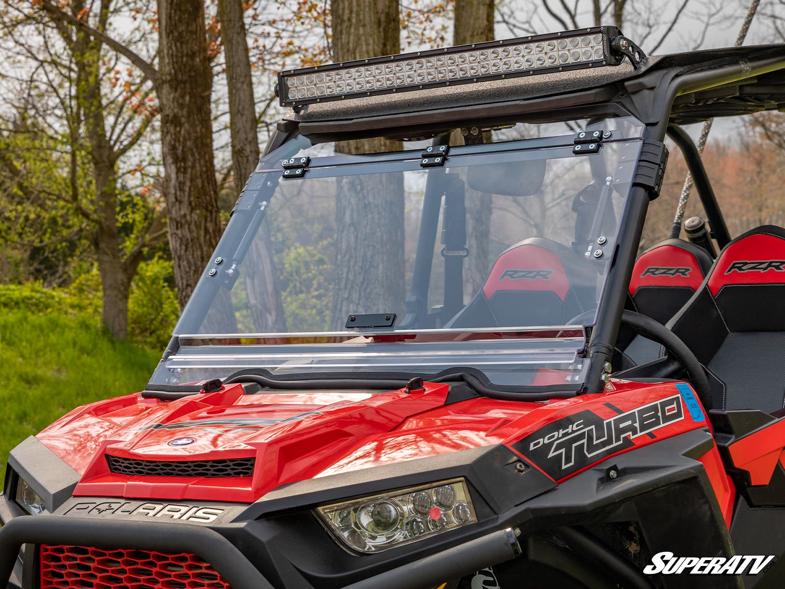 Polaris RZR 900 Flip Windshield - Image 2