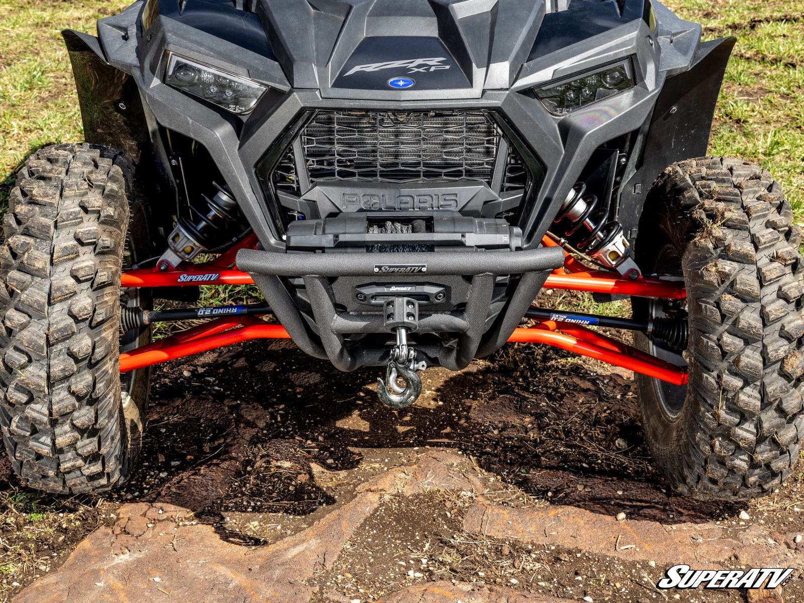 Polaris RZR 900 Winch-Ready Front Bumper + 6000 lb Winch - Image 6