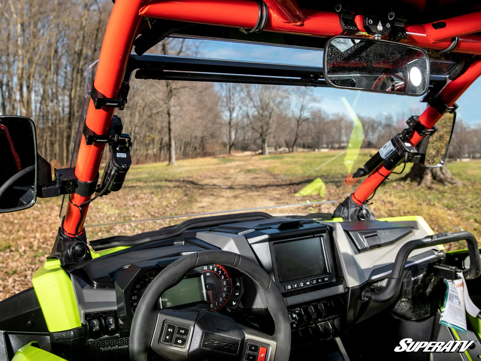 Polaris RZR Pro R MaxDrive Power Flip Windshield - 2 Seat - Image 5