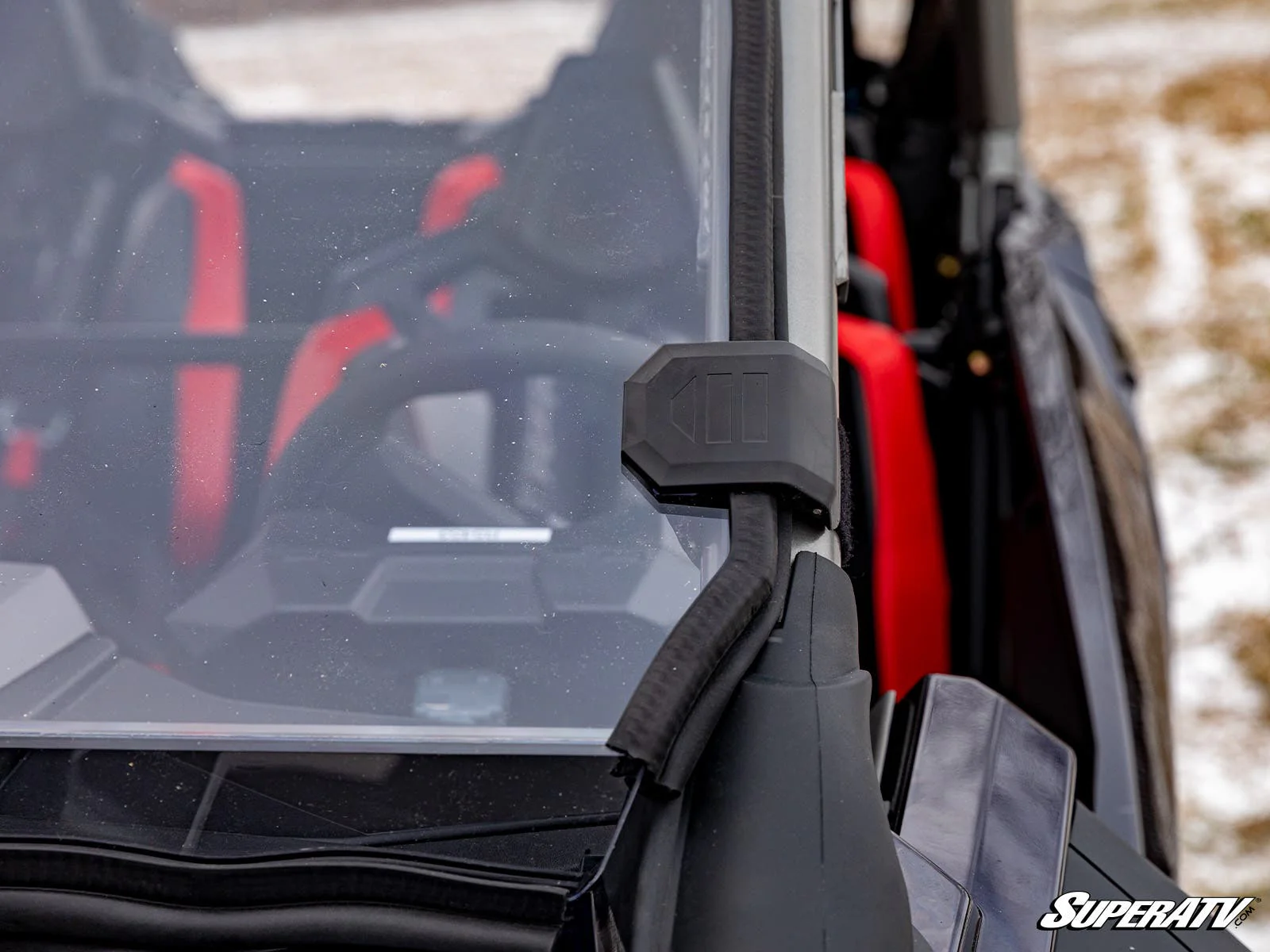 Polaris RZR Pro R Scratch-Resistant Full Windshield - Image 5