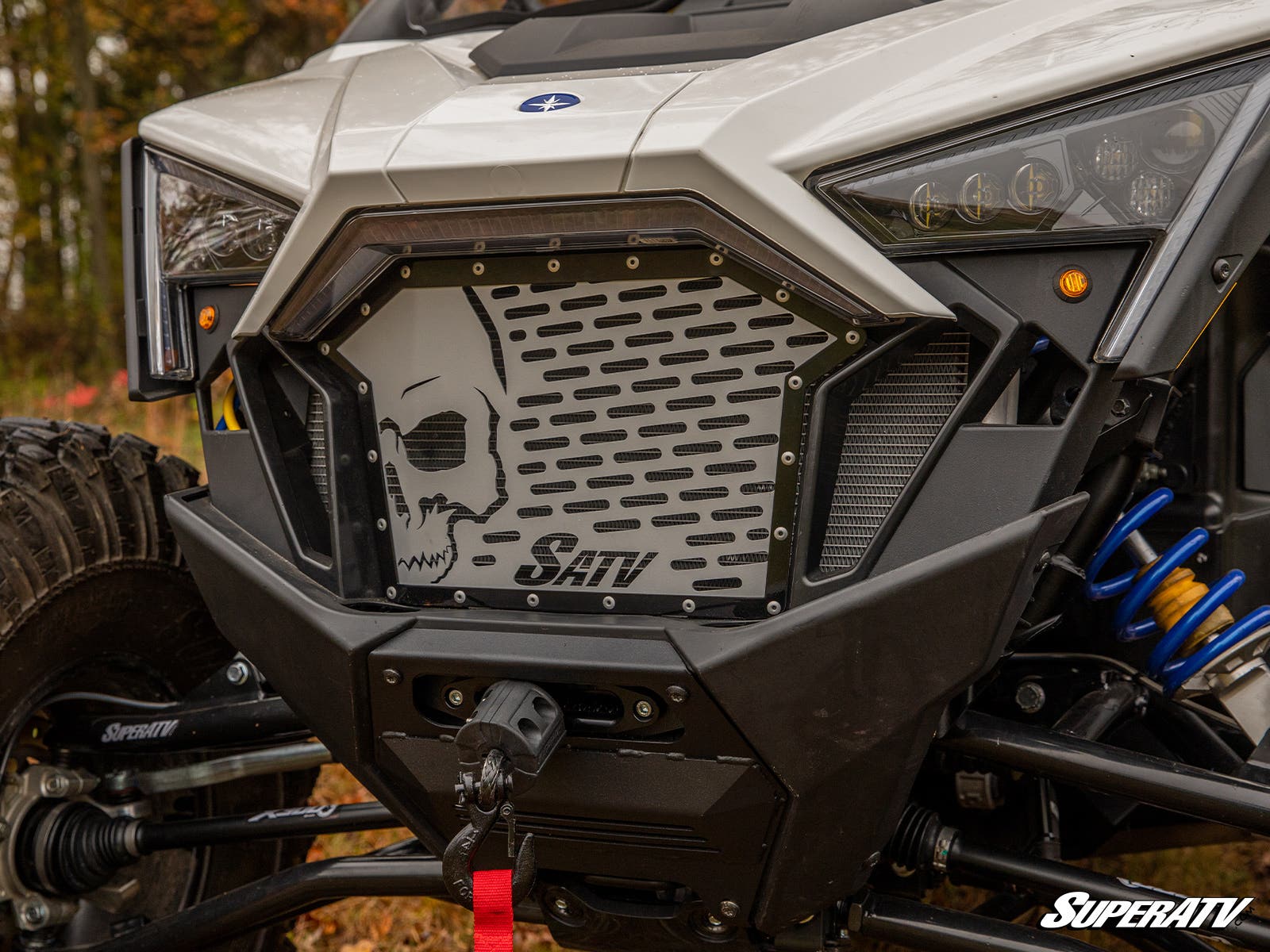 Polaris RZR Pro R Skull Style Grille Insert - Image 3