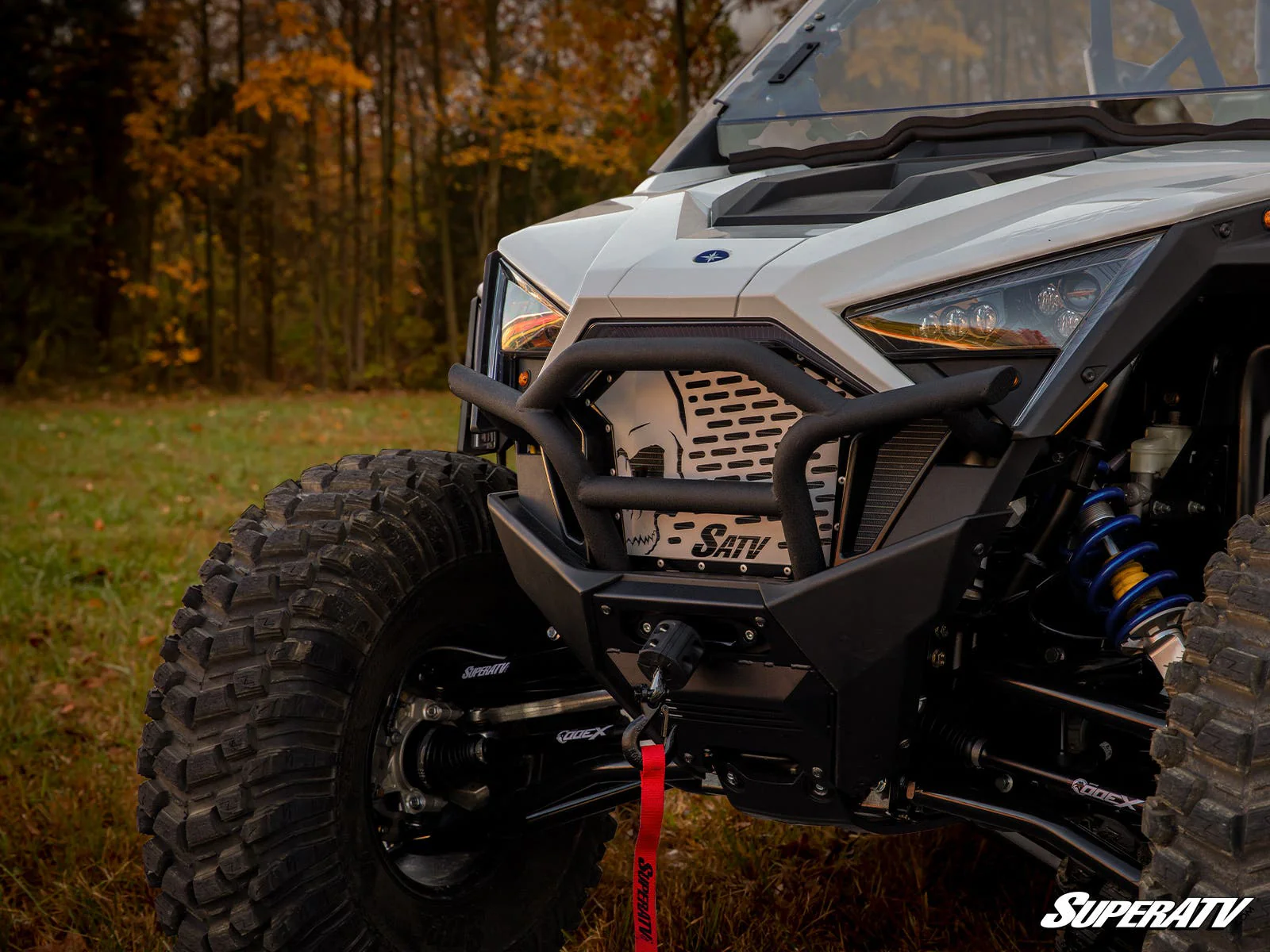 Polaris RZR Pro R Skull Style Grille Insert - Image 4
