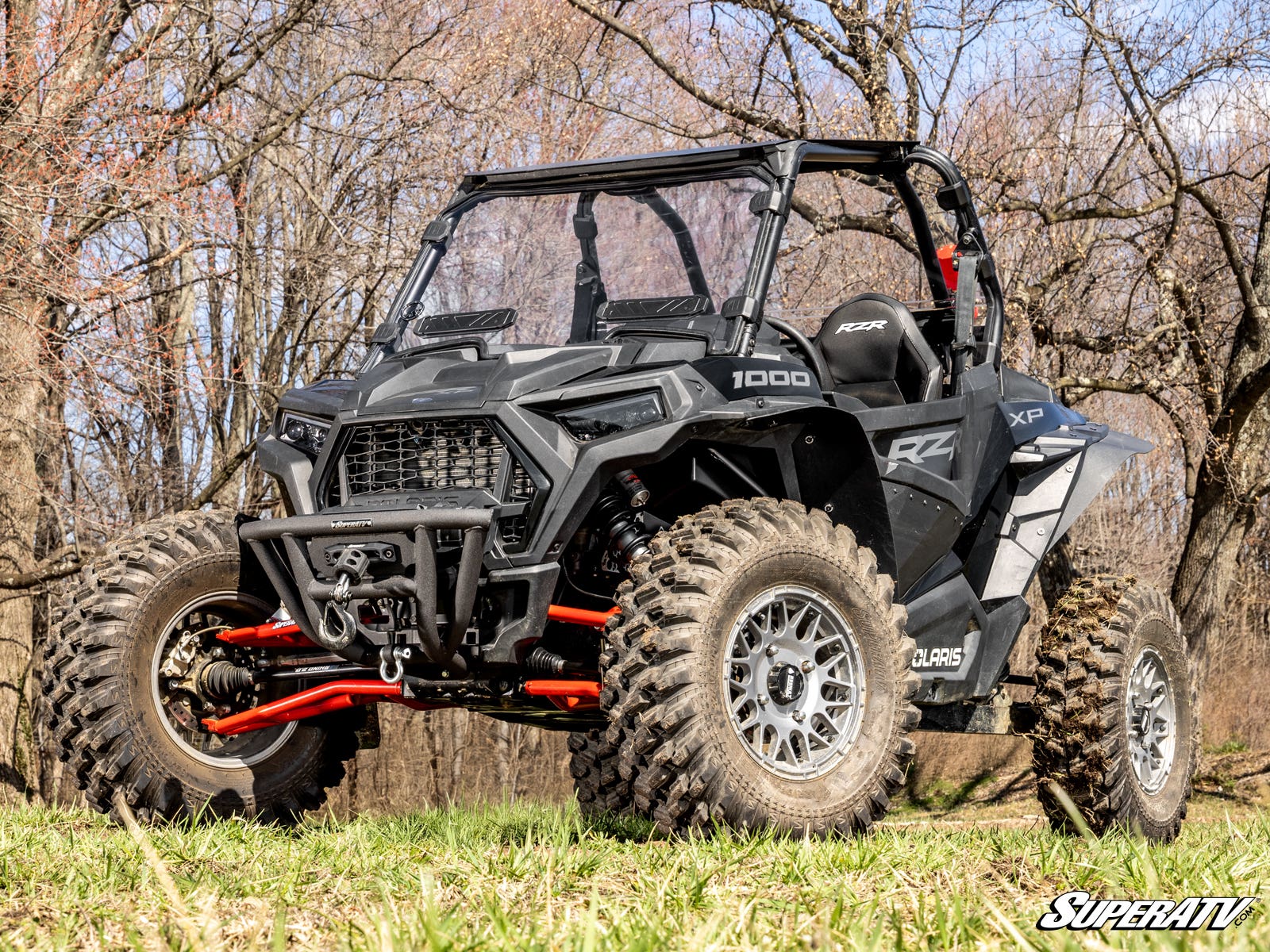 Polaris RZR S 1000 Winch-Ready Front Bumper + 6000 lb Winch - Image 3