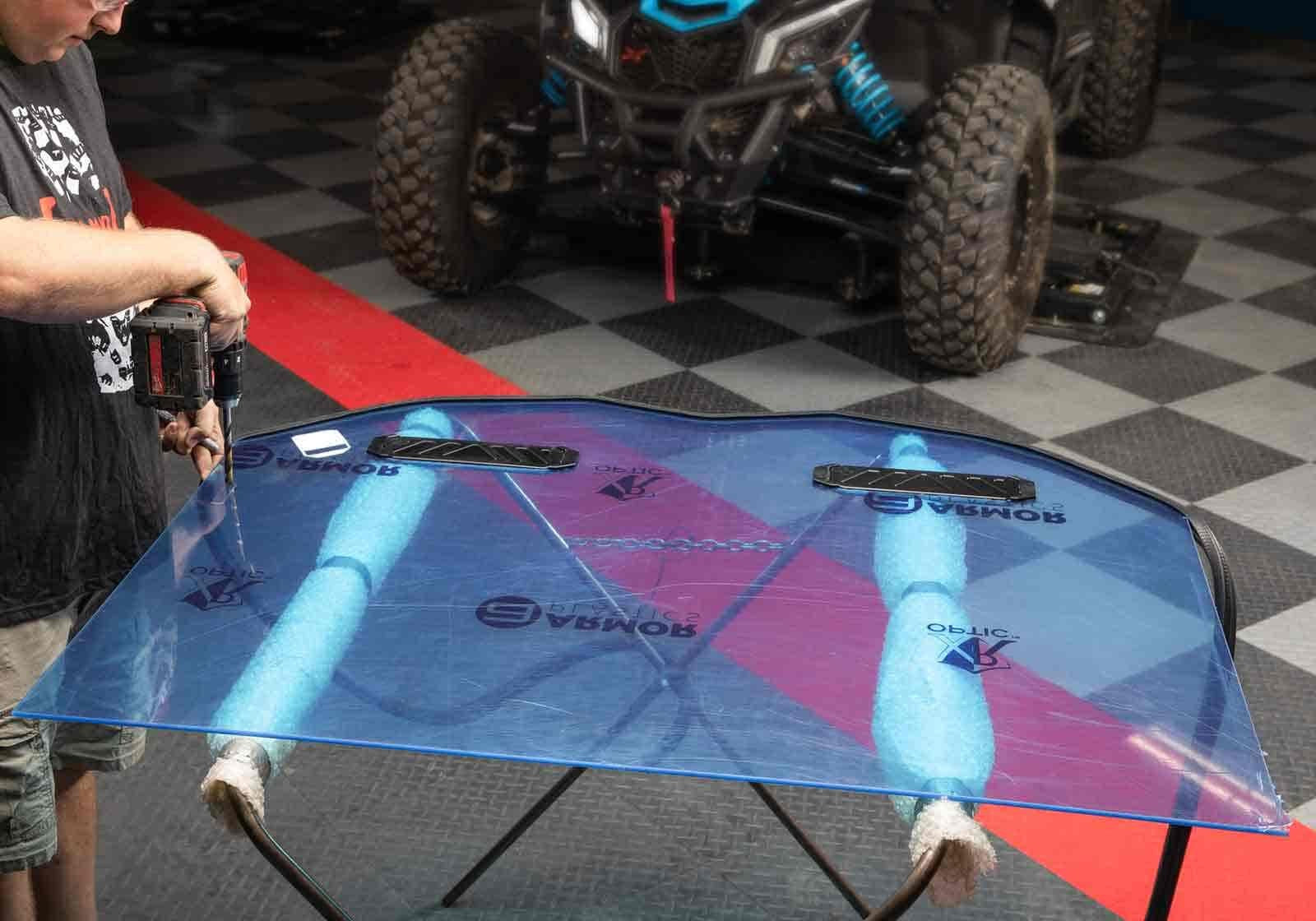 Polaris RZR Trail 900 Custom Cage Windshield Kit