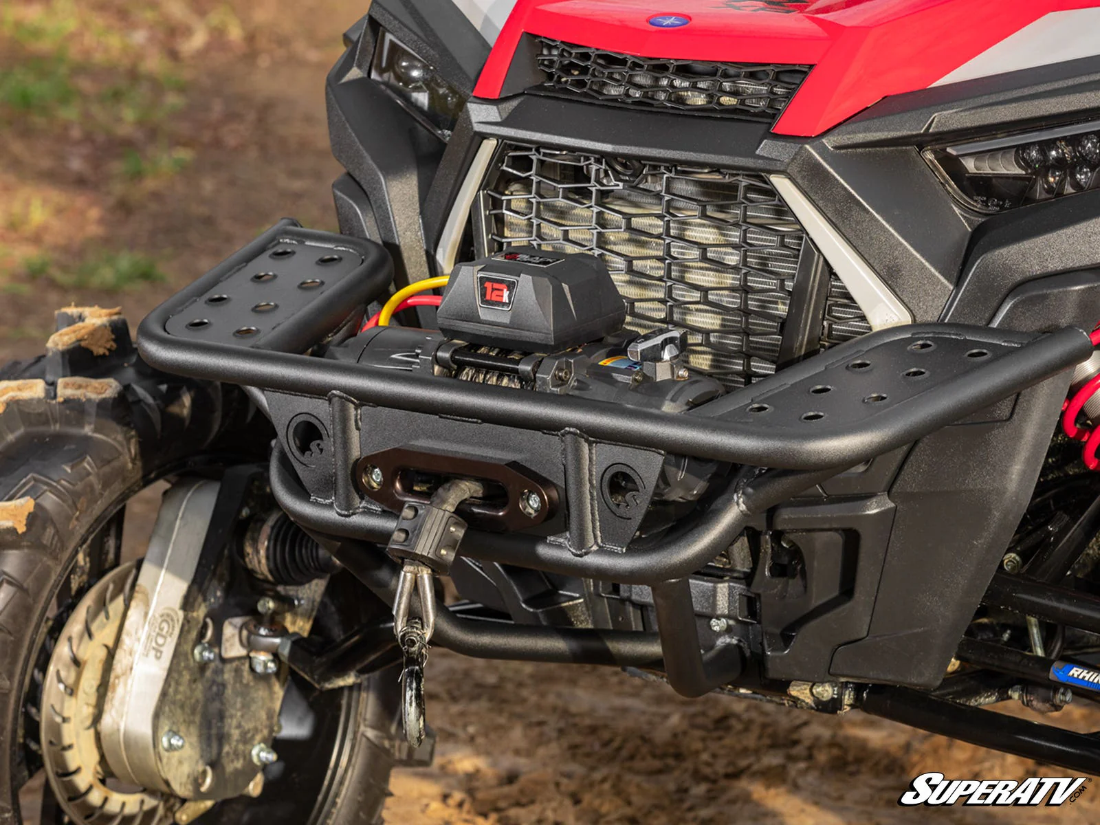 Polaris RZR Trail S 900 Winch-Ready Front Bounty Bumper - 12;000 Winch - Image 3