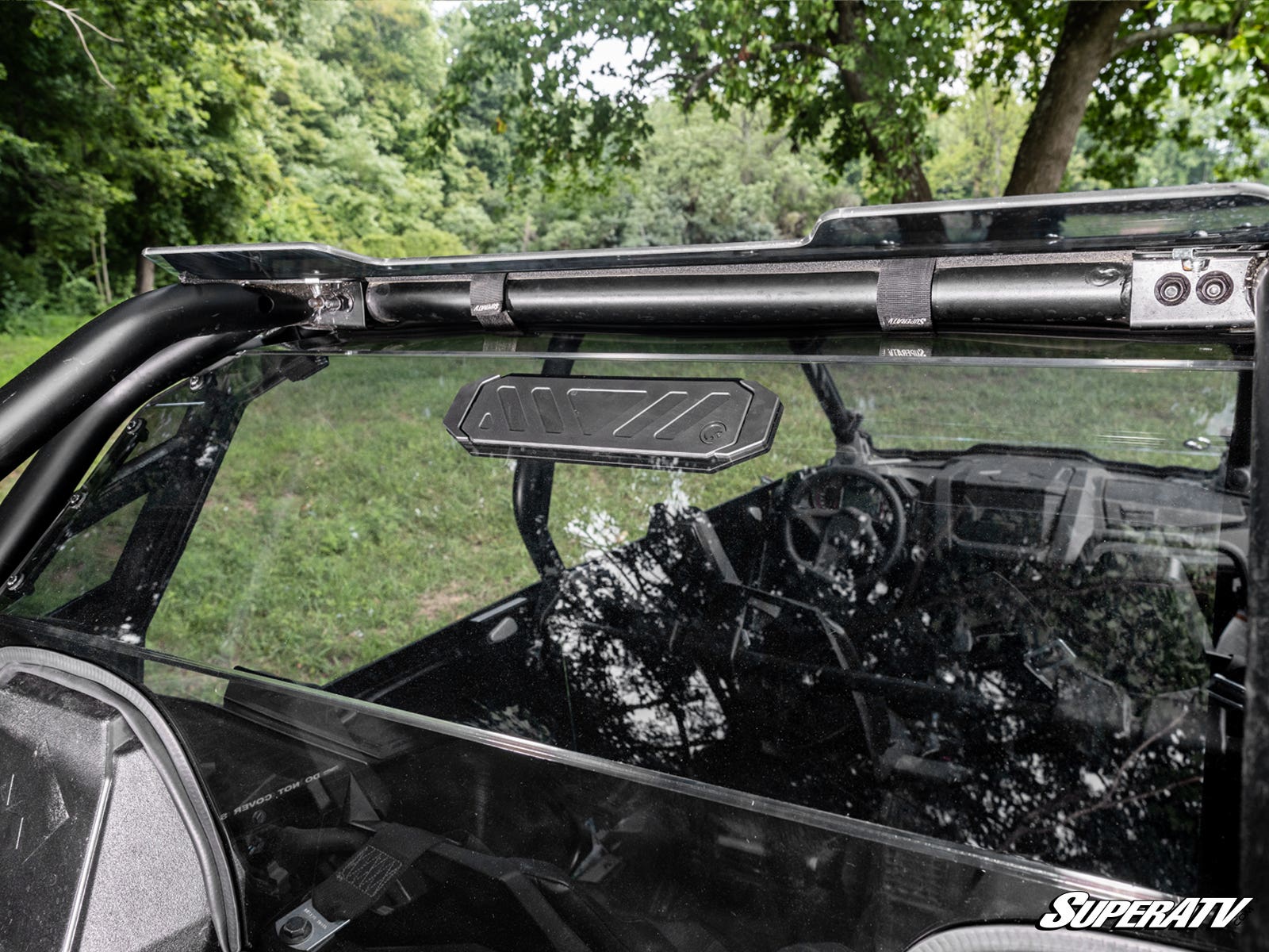 Polaris RZR Turbo R Rear Vented Windshield - Image 3