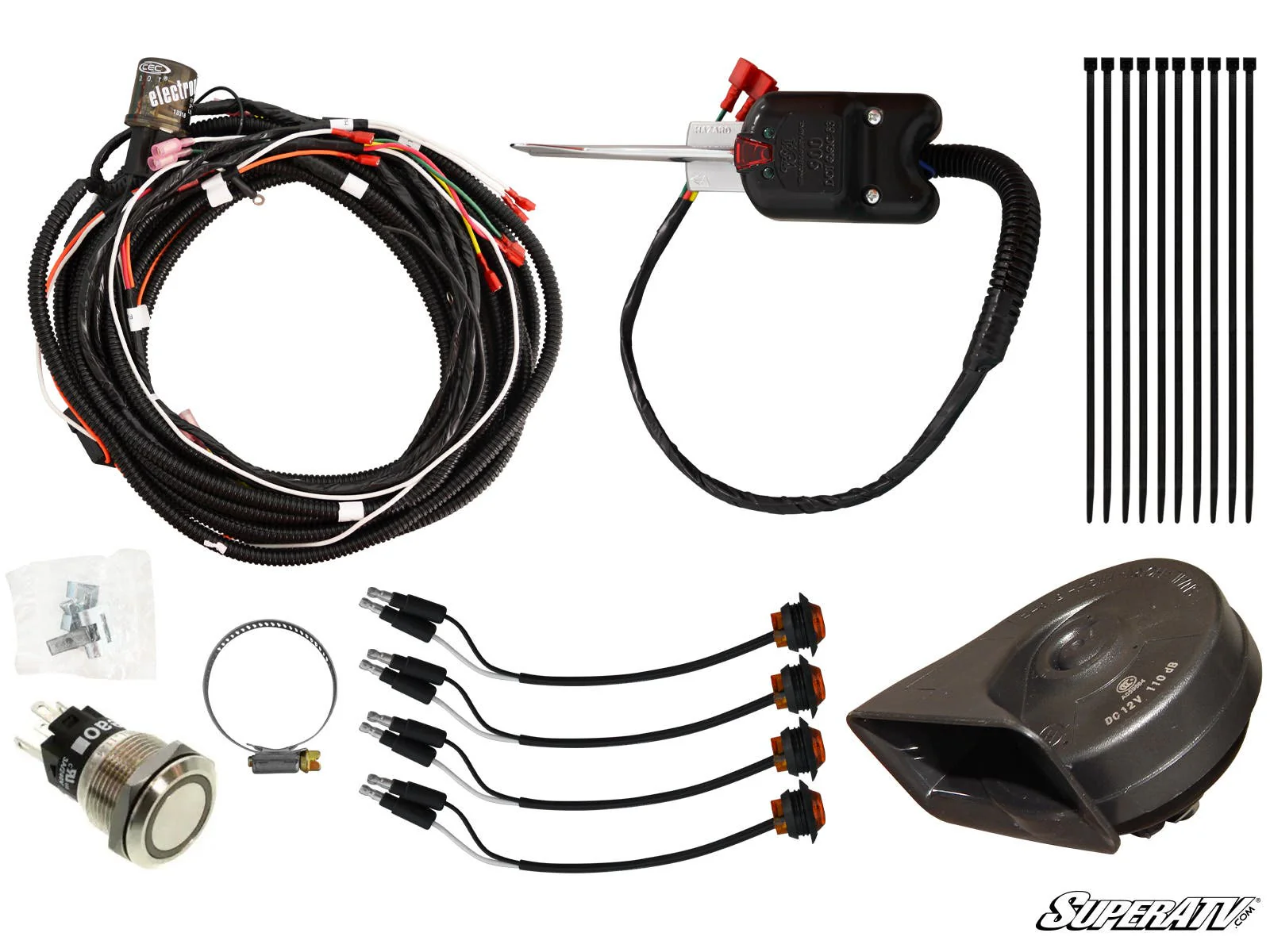 Polaris RZR Plug & Play Turn Signal Kit with Horn - Image 2