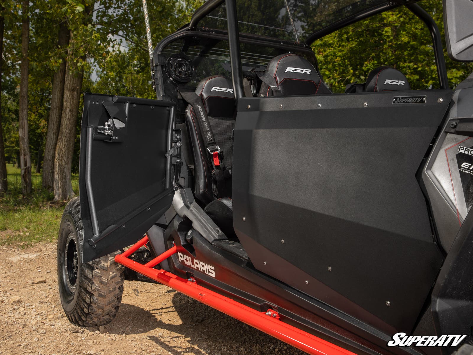 Polaris RZR XP 4 Turbo Aluminum Doors - Image 5