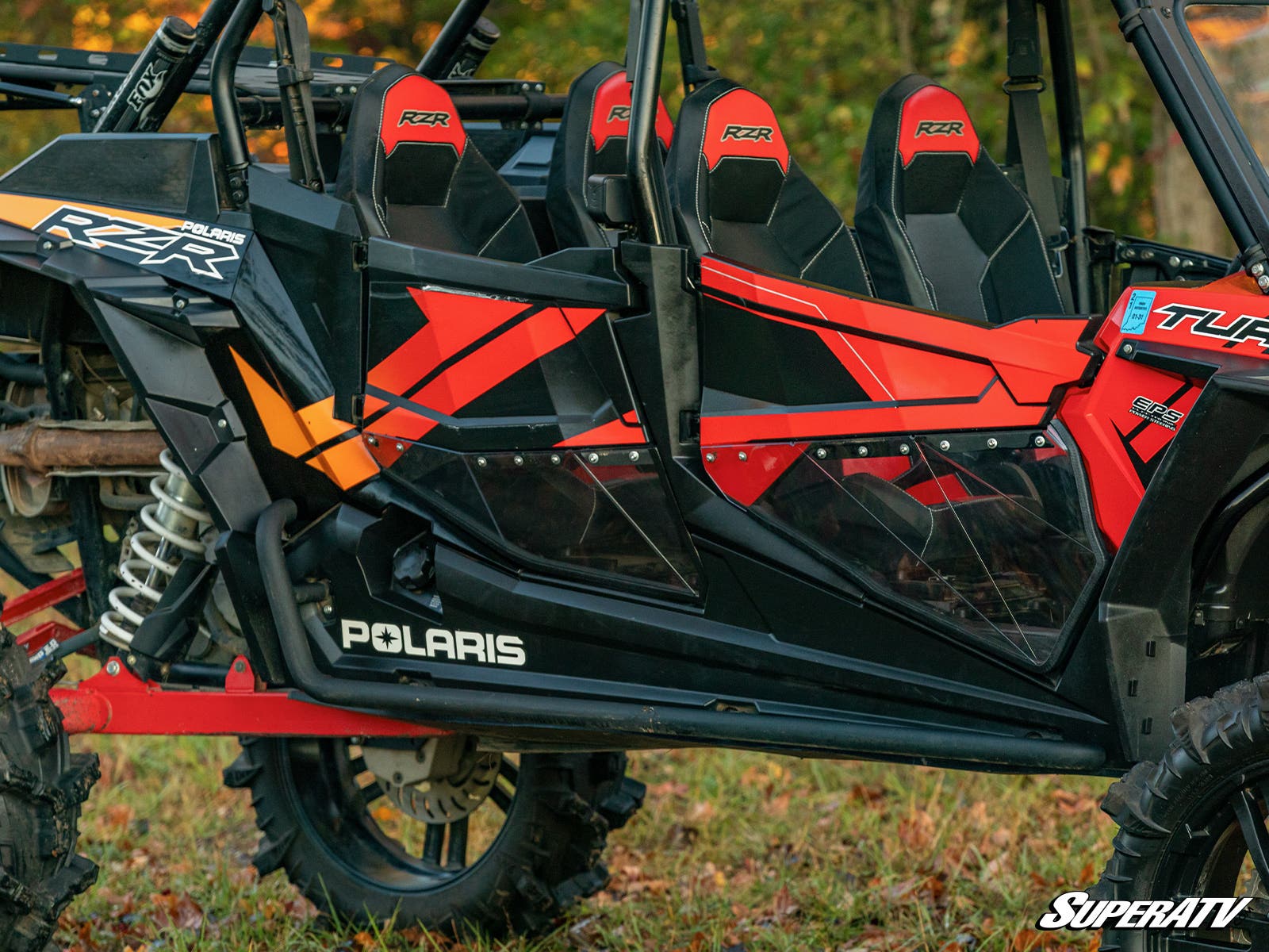 Polaris RZR XP 4 Turbo S Clear Lower Doors - Image 6