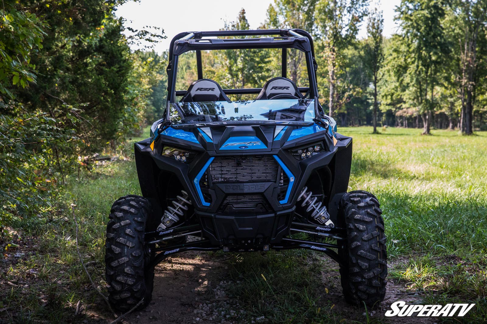 Polaris RZR XP 1000 Fold Down Windshield - Clear; Scratch Resistant - Image 6