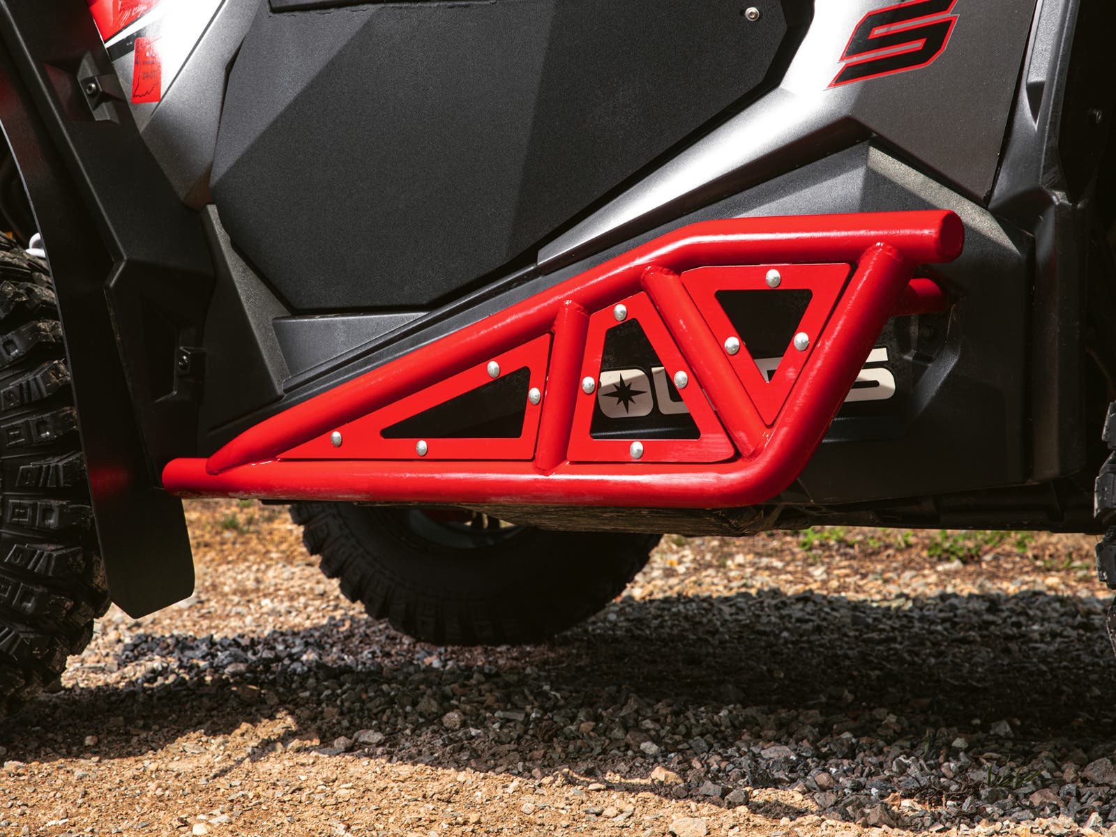 Polaris RZR XP Turbo Heavy-Duty Tube Rock Sliders - Image 4