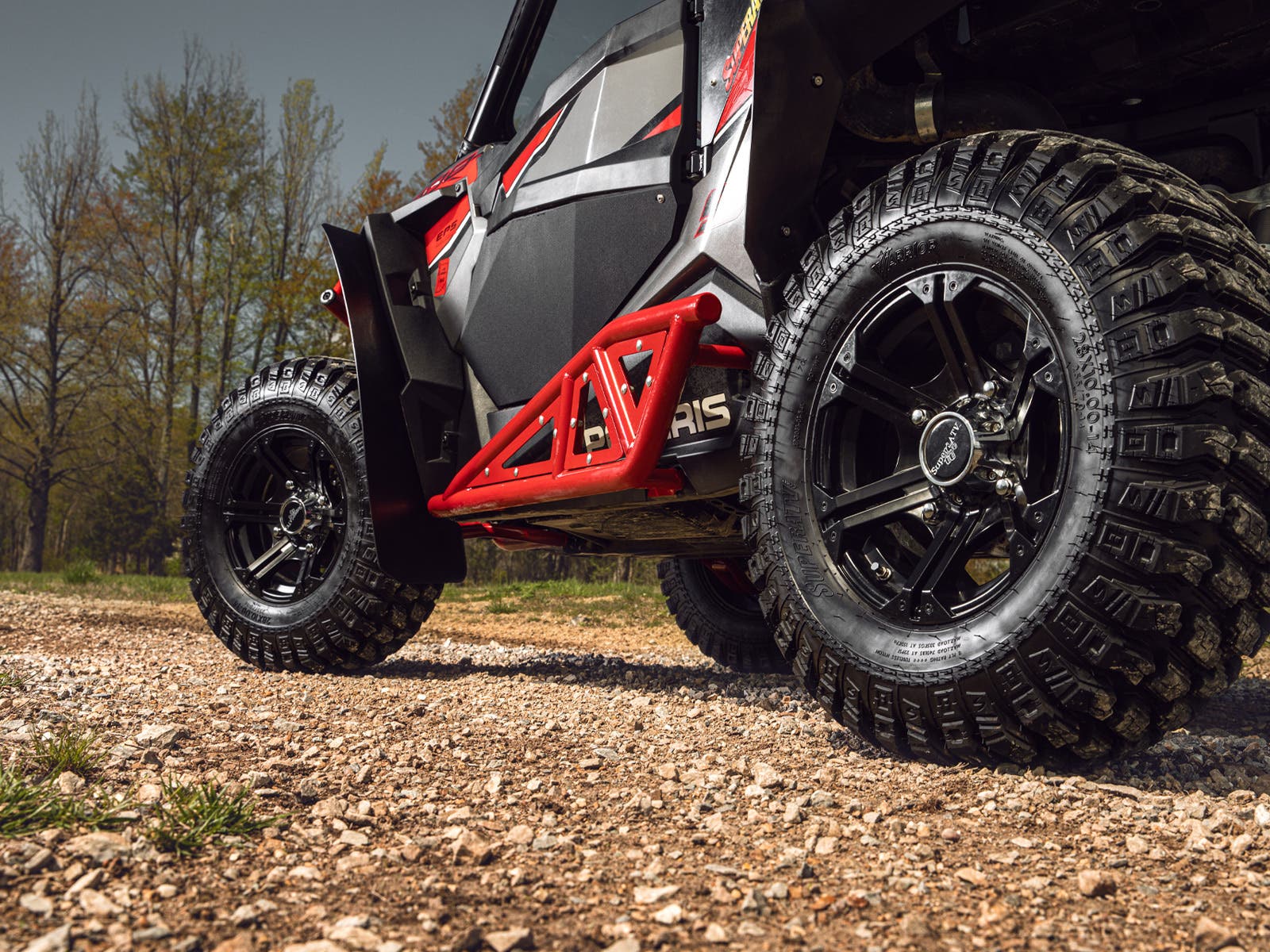 Polaris RZR XP Turbo Heavy-Duty Tube Rock Sliders - Image 5
