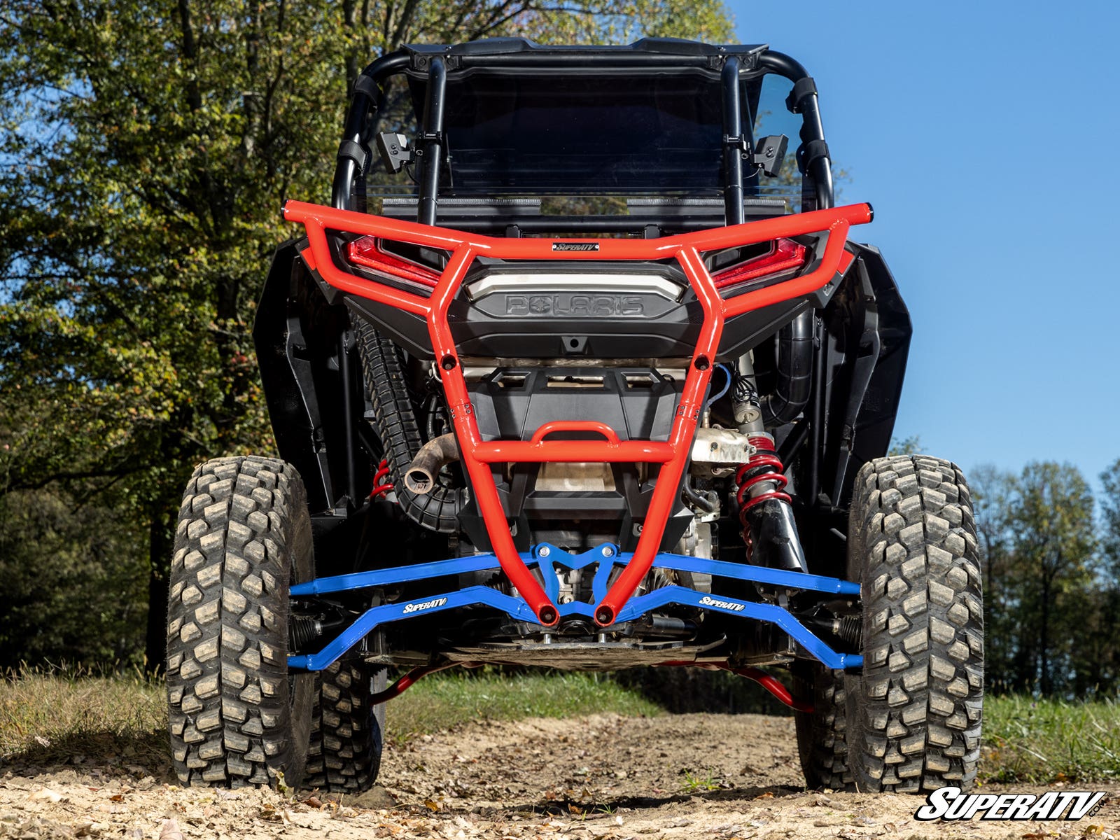 Polaris RZR 1000 High Clearance Boxed Radius Arms - Voodoo Blue - Image 3