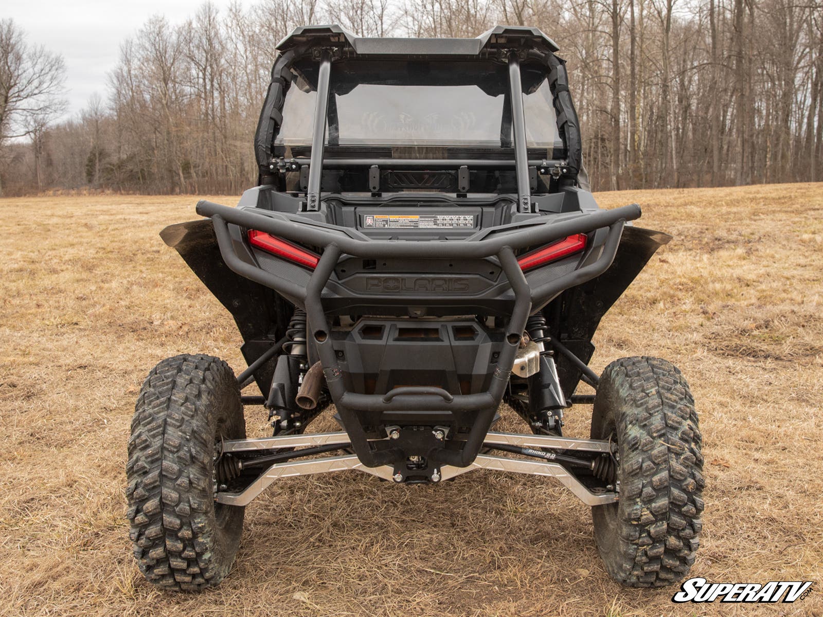 Polaris RZR XP Turbo Rear Vented Windshield - Image 6