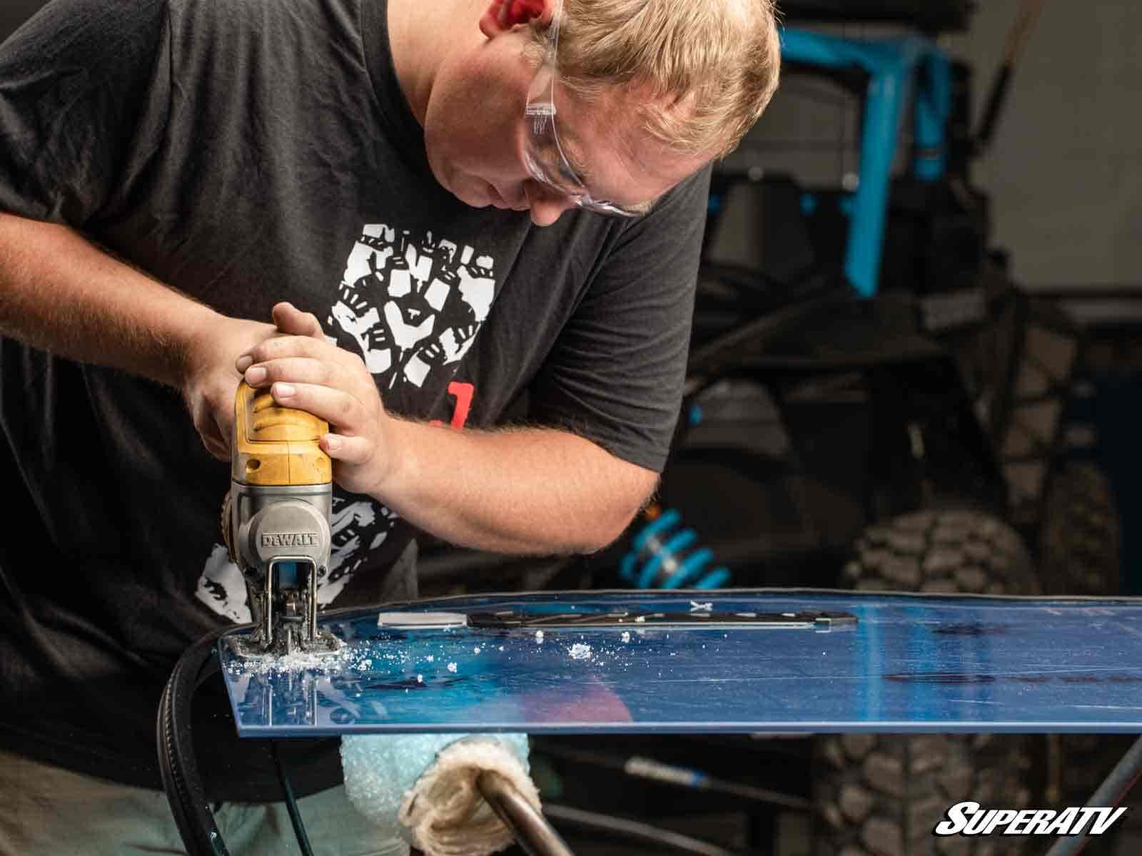 Polaris RZR XP Turbo S Custom Cage Windshield Kit - Image 3