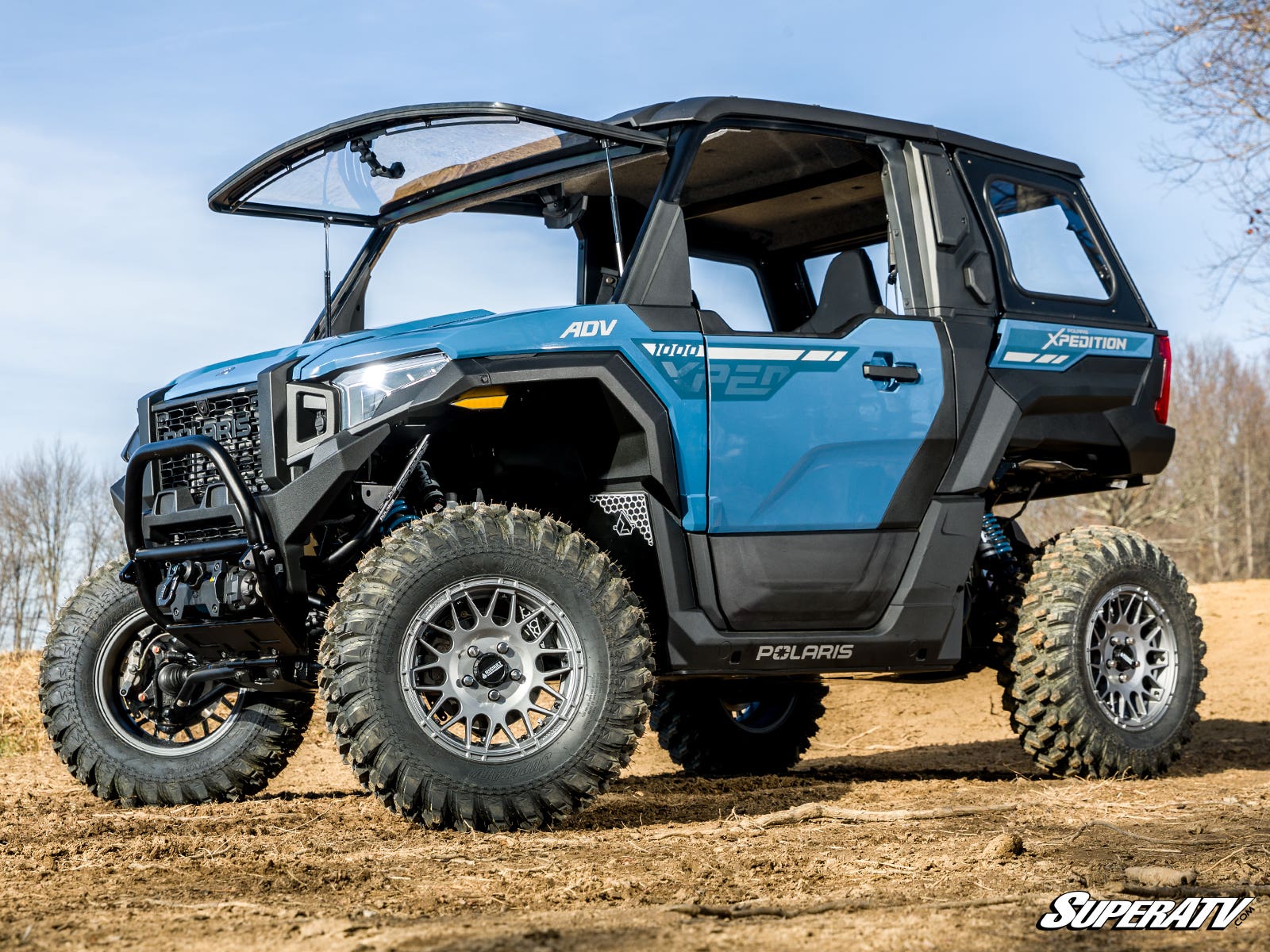 Polaris Xpedition Scratch-Resistant Flip Windshield - Image 5