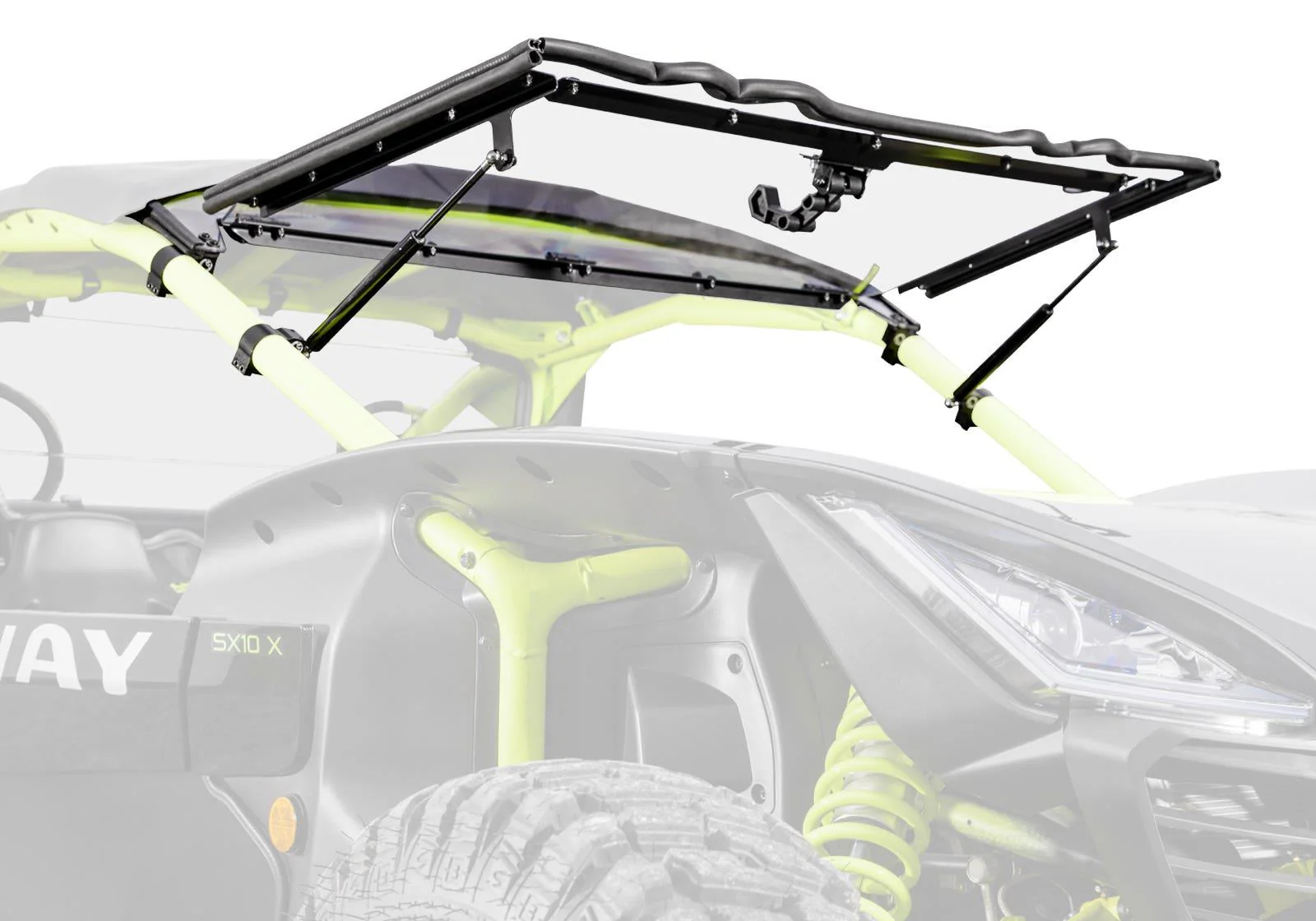 Segway Villain Scratch-Resistant Flip Windshield