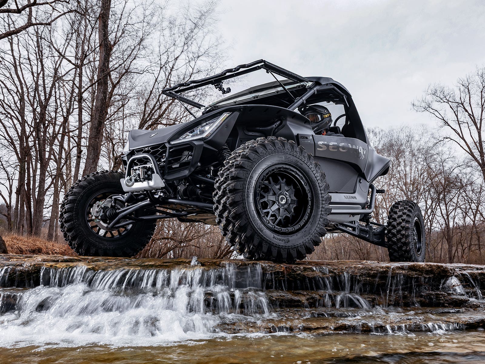 Standard XT Warrior Tires 32x10x15 on 15x7 Assault Industries Hellfire Matte Titanium Wheels 4/136 Pattern - Image 4