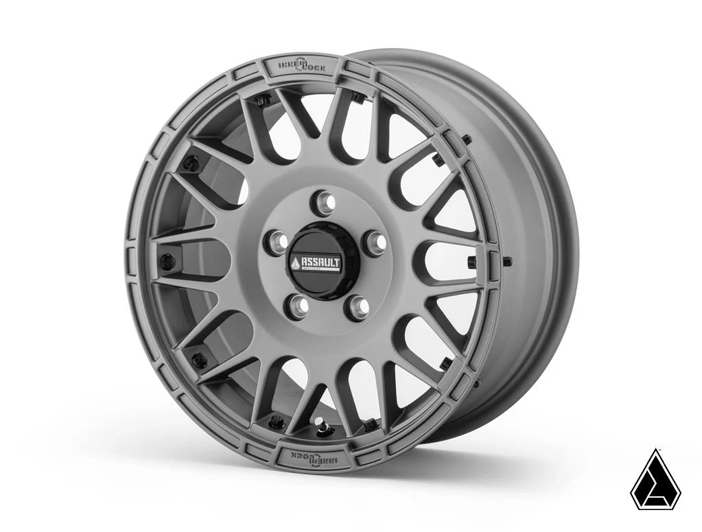 Standard XT Warrior Tires 35x10x15 on 15x7 Assault Industries Hellfire Matte Titanium Wheels - Image 4