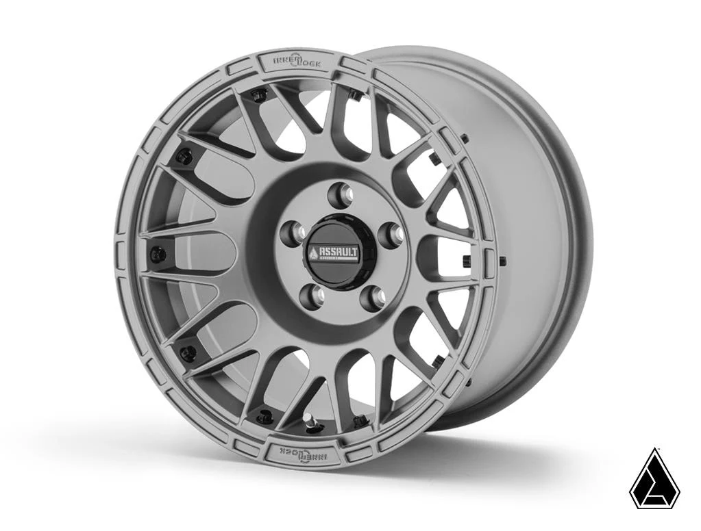 Sticky XT Warrior Tires 30x10x15 on 15x10 Assault Industries Hellfire Matte Titanium Wheels 4/136 Pattern - Image 3