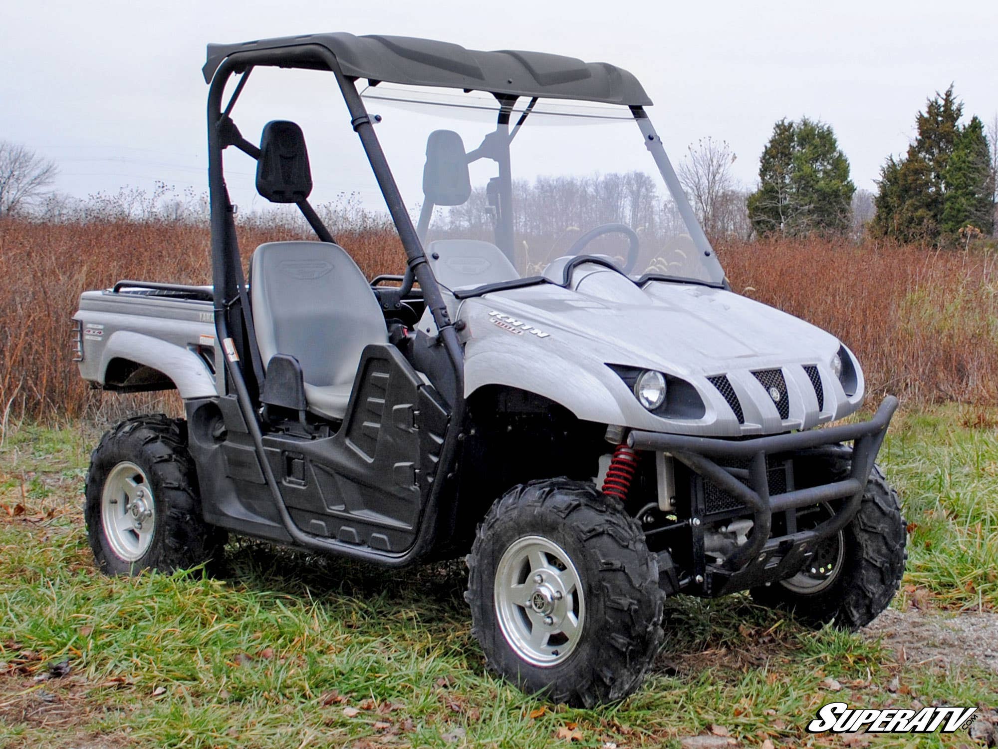 Yamaha Rhino Scratch Resistant Full Windshield - Image 3