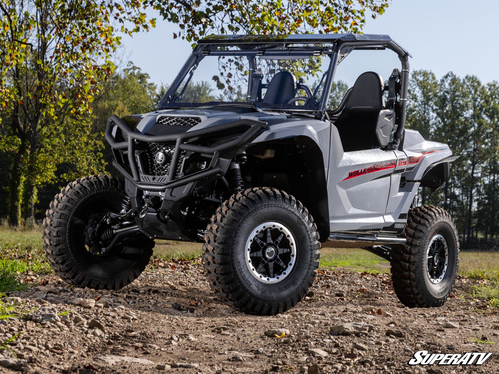 Yamaha Wolverine X2 1000 Scratch-Resistant Flip Windshield - Image 6