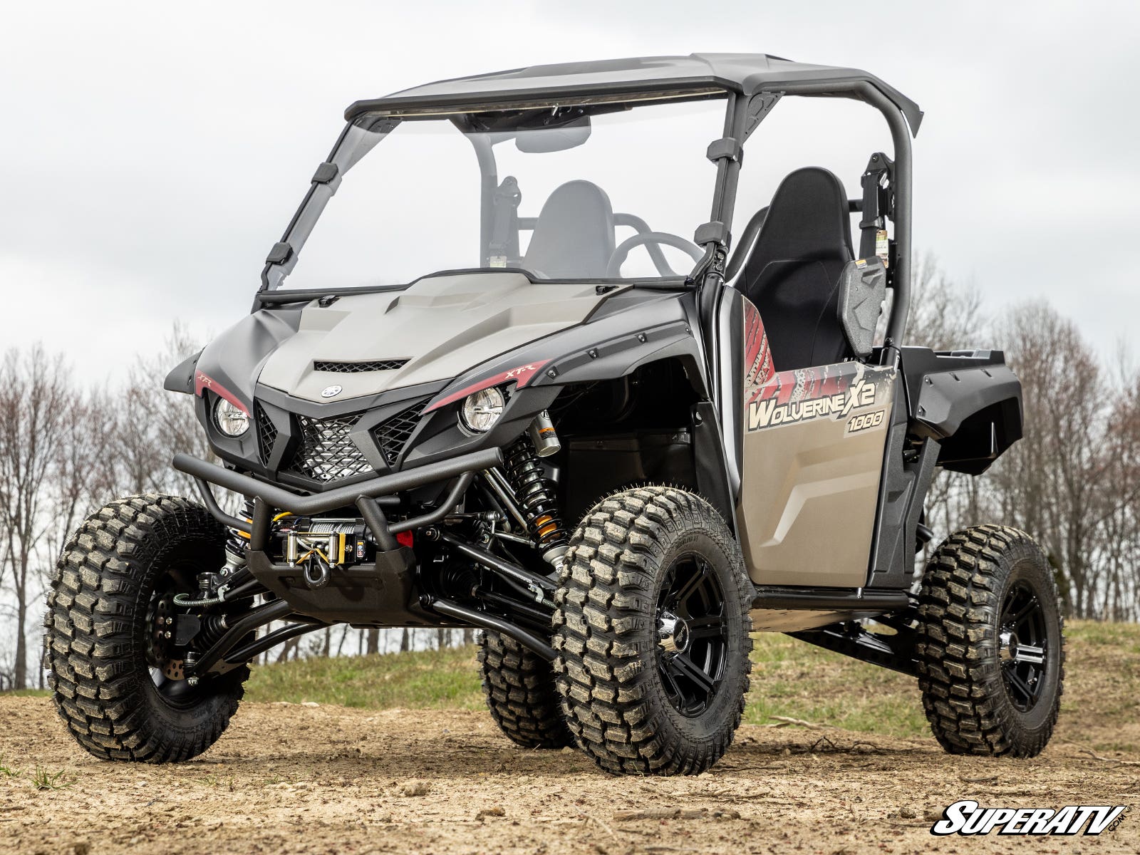 Yamaha Wolverine X2/X4 1000 3in. Lift Kit by SuperATV - Image 6