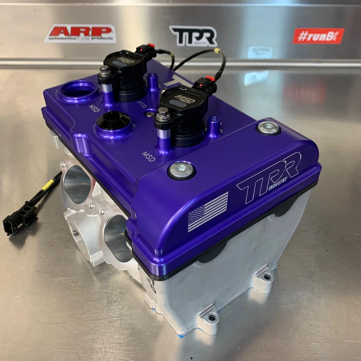 TPR010 - PURPLE Billet Valve Cover - RZR - Image 2
