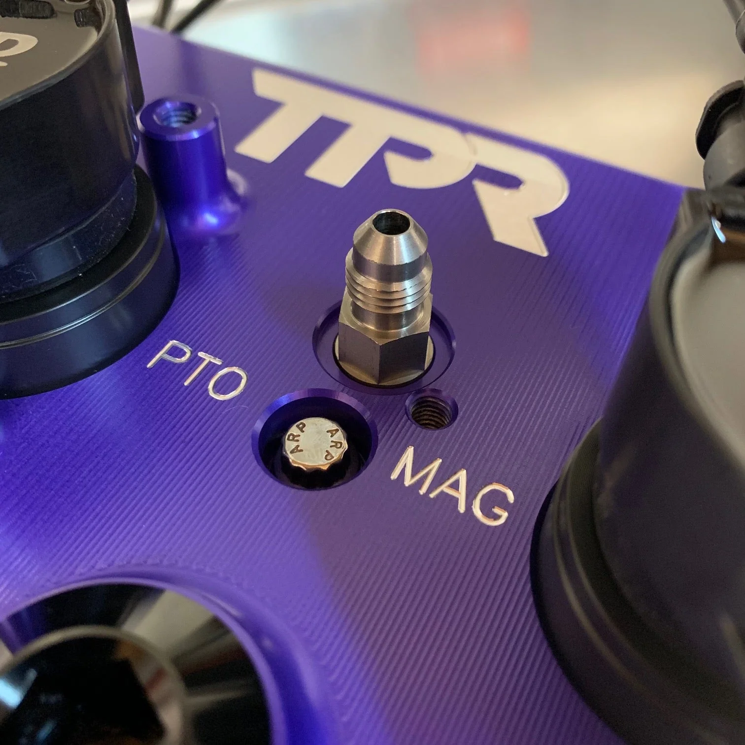 TPR010 - PURPLE Billet Valve Cover - RZR - Image 3