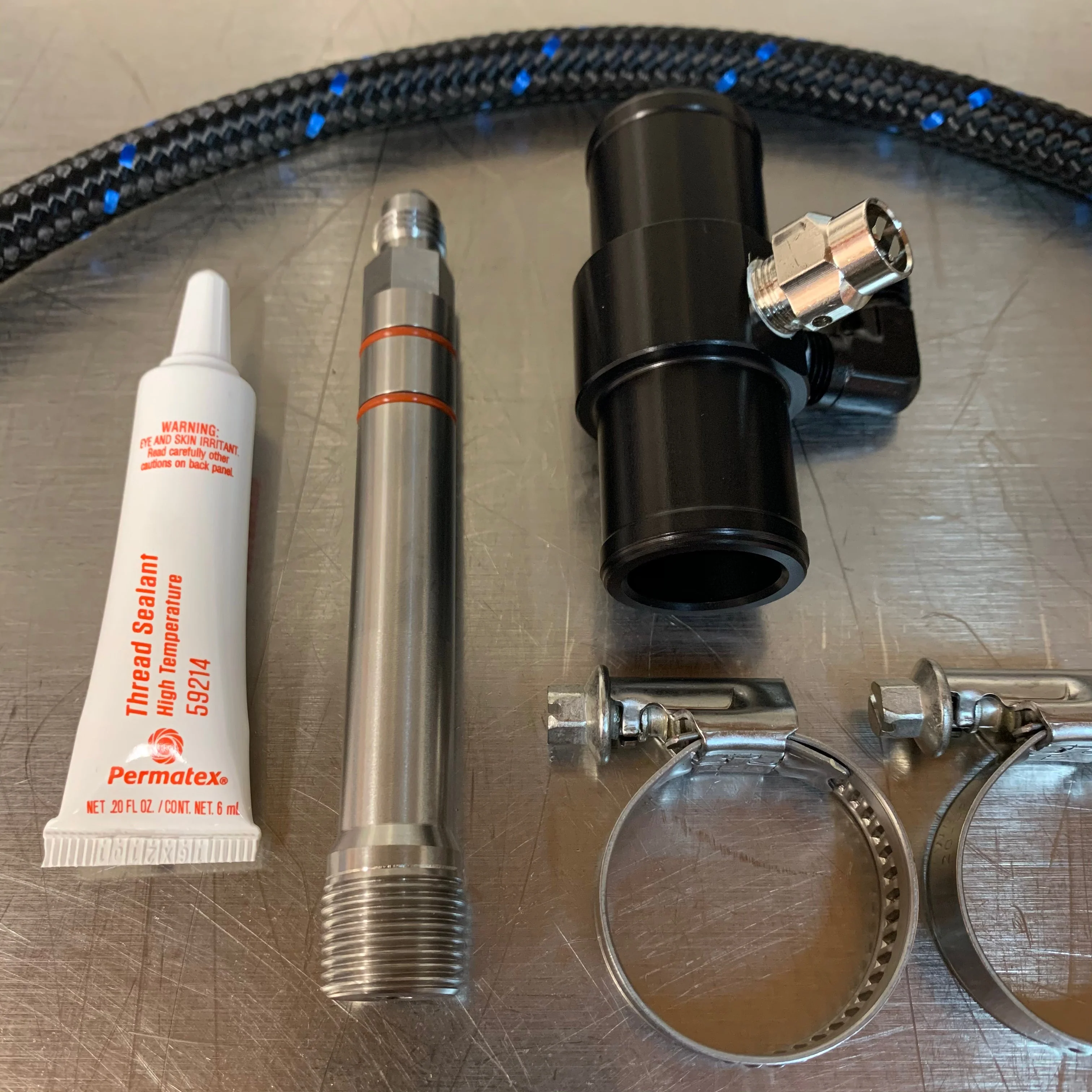 TPR010W Full Flow Water Kit for Billet Valve Cover - RZR - Image 2