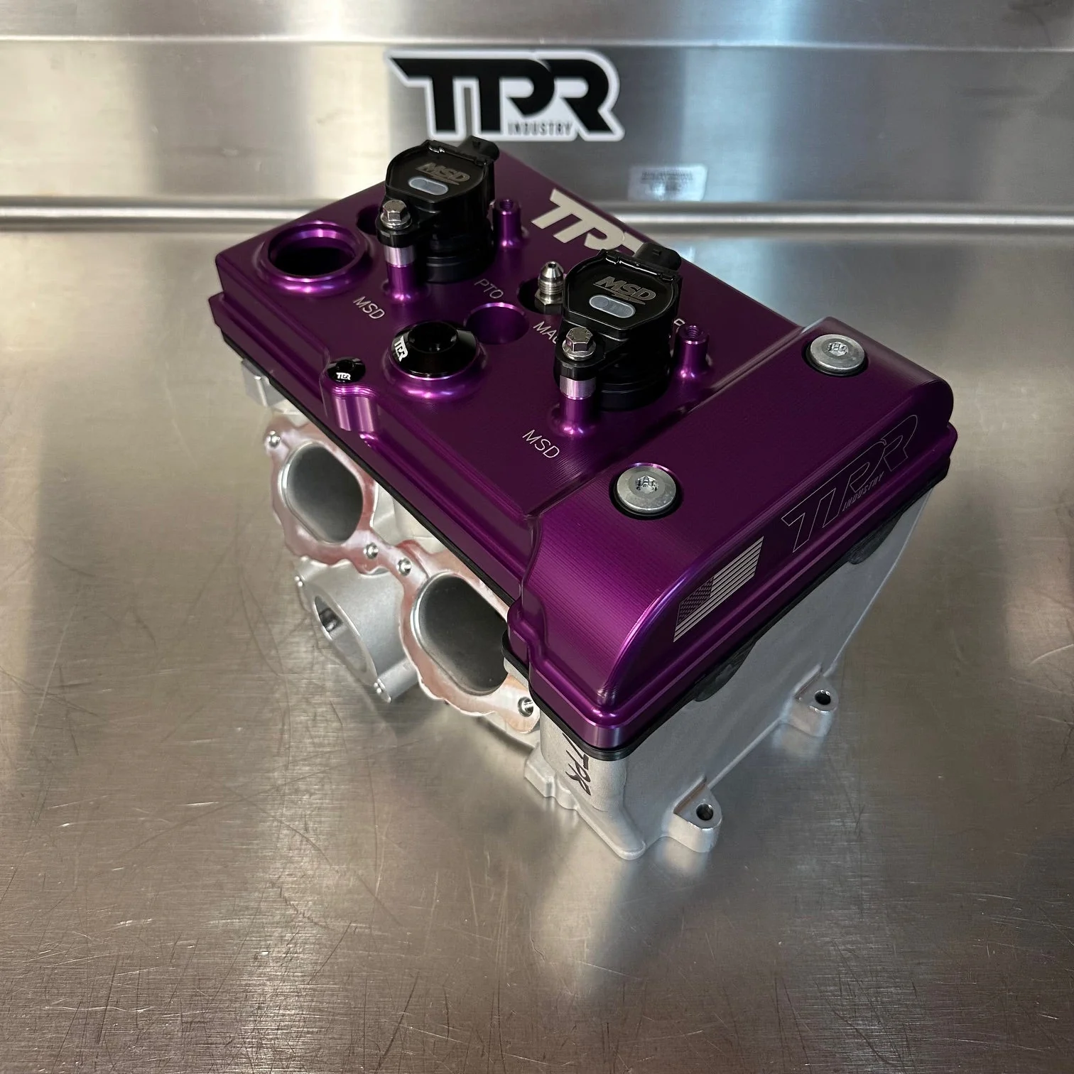 TPR016 - Purple Billet Valve Cover - Turbo R / Pro XP - Image 2