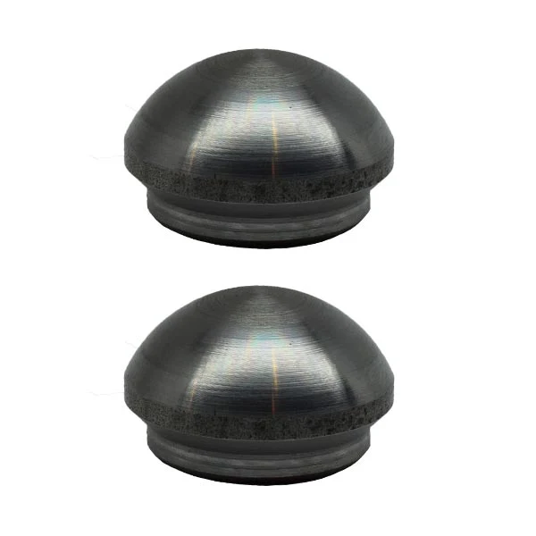 Tubing End Cap - Rounded - 2 Pack + CNC Machined + USA Made (2024)