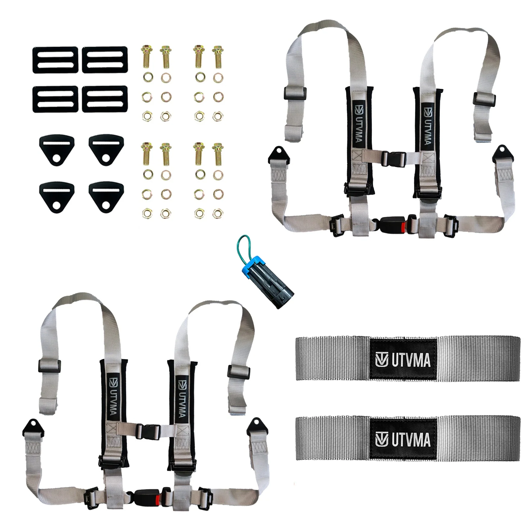 Two Harness Pack Auto Buckle with Harness Collars - Image 10