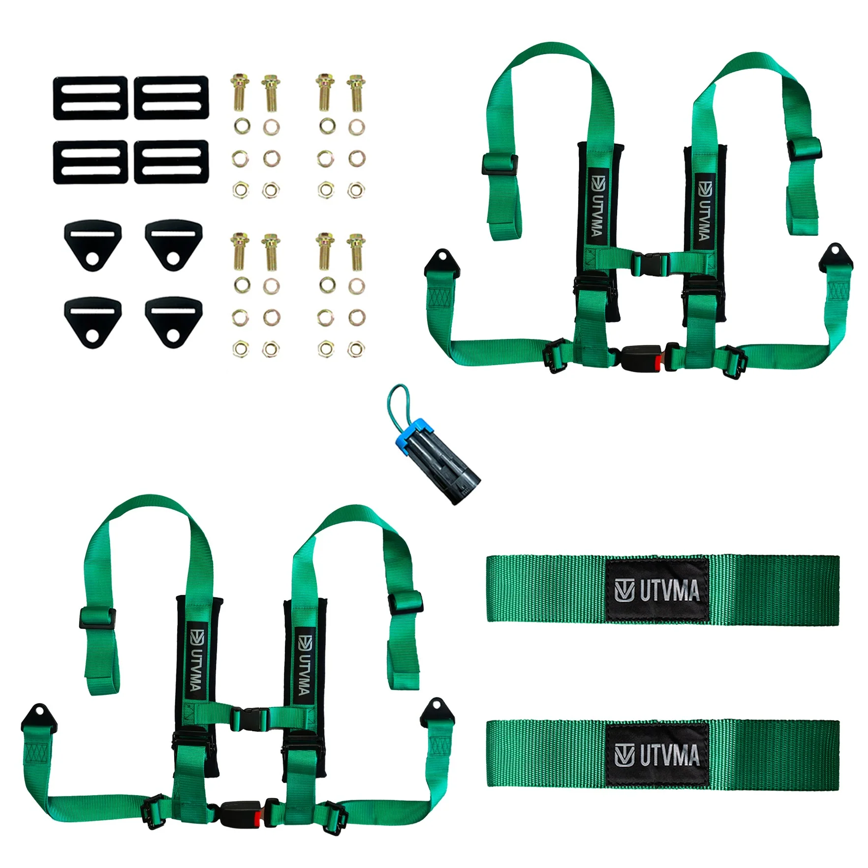 Two Harness Pack Auto Buckle with Harness Collars - Image 9