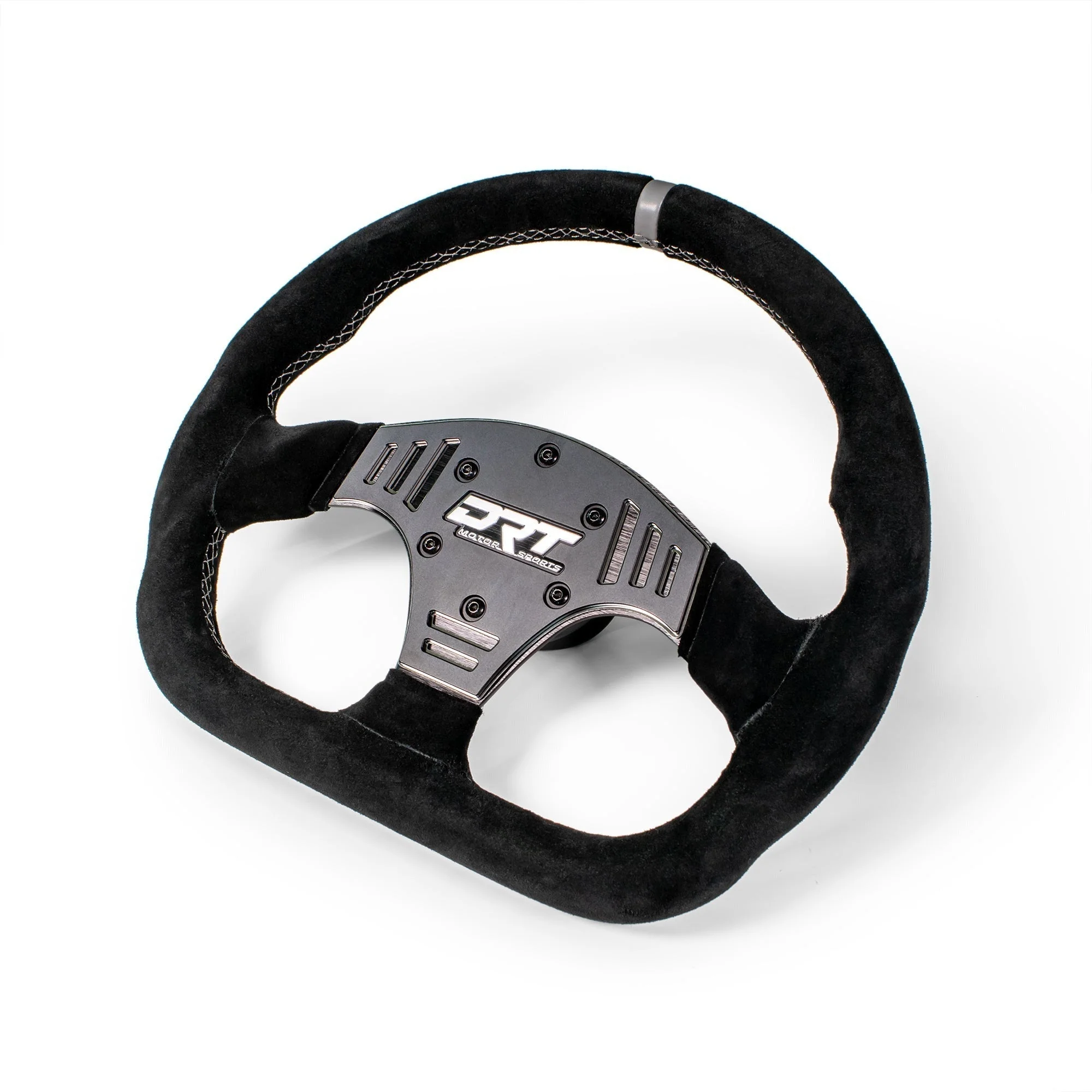 DRT Motorsports UTV D-Shape Suede Steering Wheel - Image 2