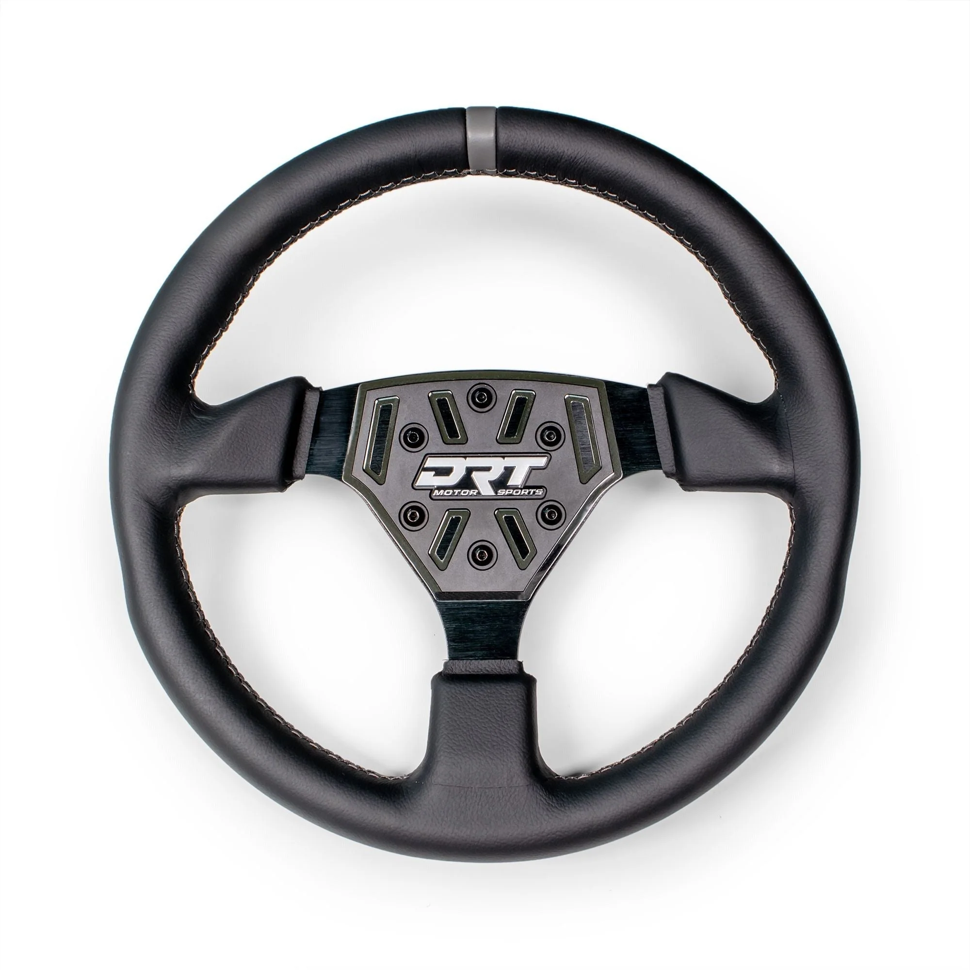 DRT Motorsports UTV Round Leather Steering Wheel