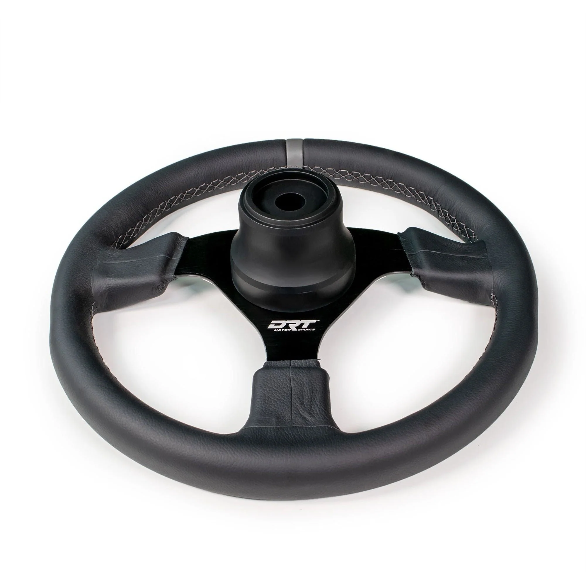 DRT Motorsports UTV Round Leather Steering Wheel - Image 5