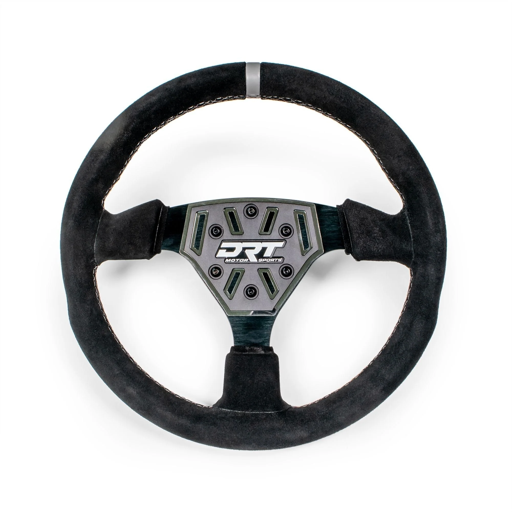 DRT Motorsports UTV Round Suede Steering Wheel